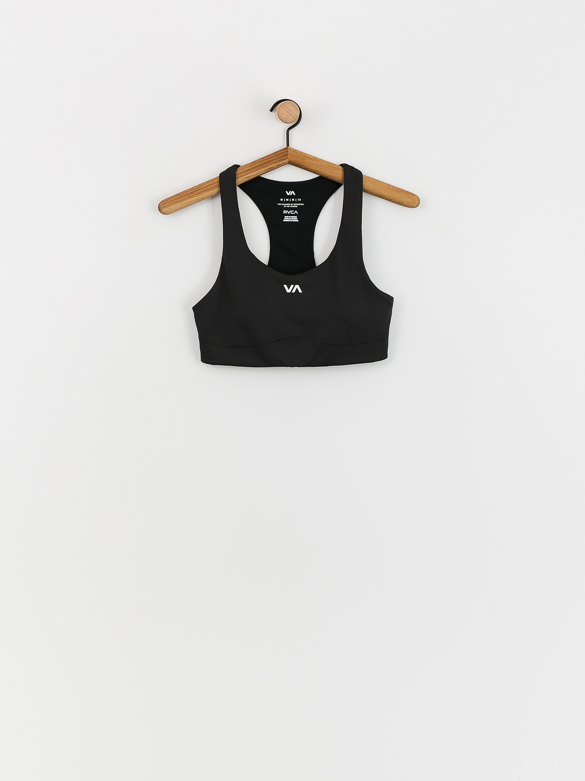 RVCA Va Essential Mid Support Bra Fürdőruha Wmn (black)