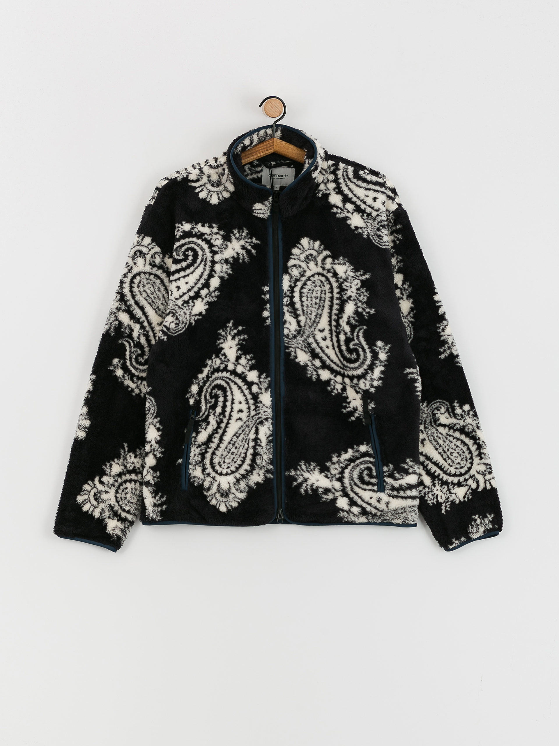 Férfi Carhartt WIP Jebson Polár pulóver (paisley big print black/squid)