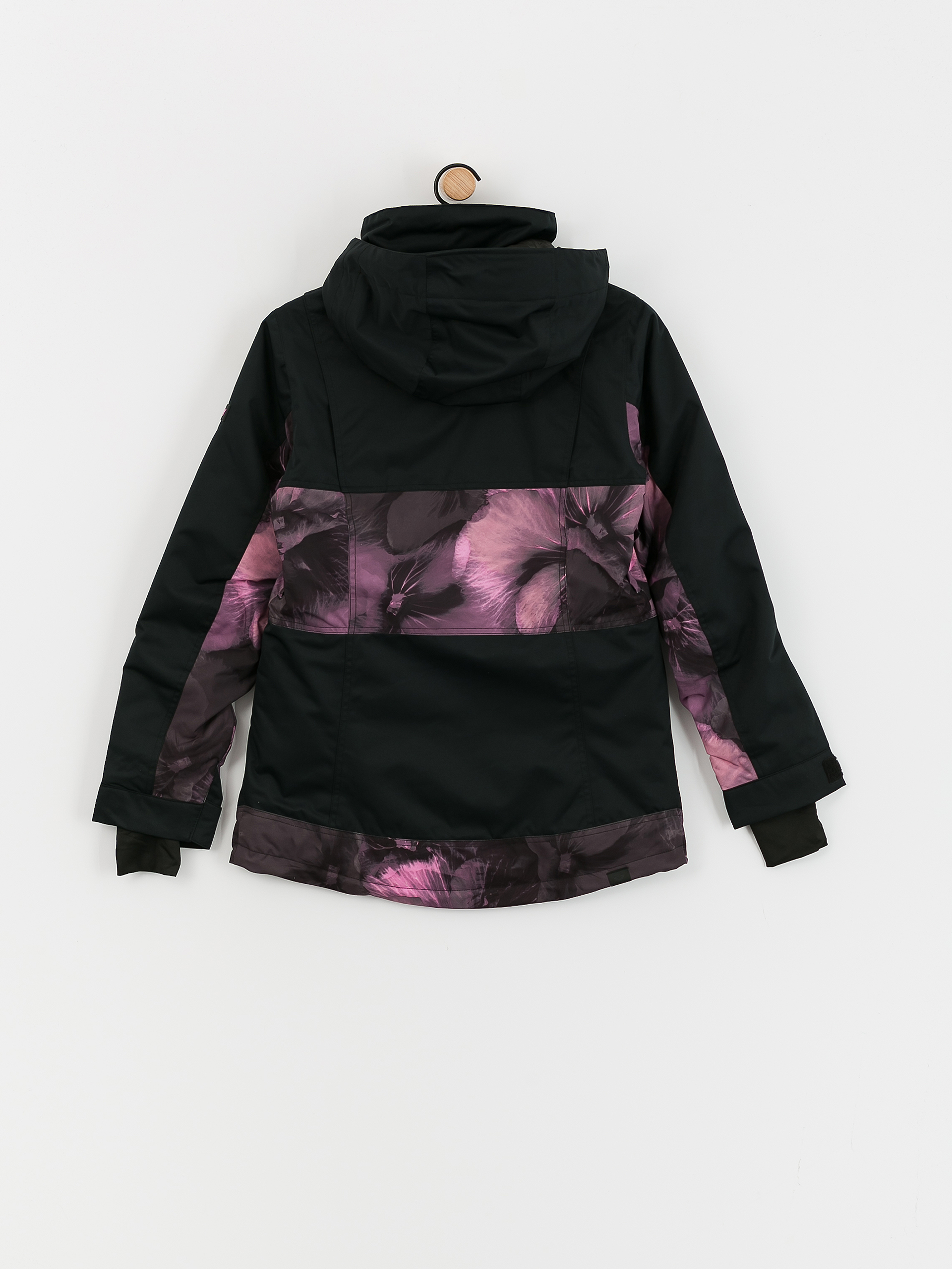 Női Roxy Presence Parka Snowboard dzseki (true black pansy pansy)