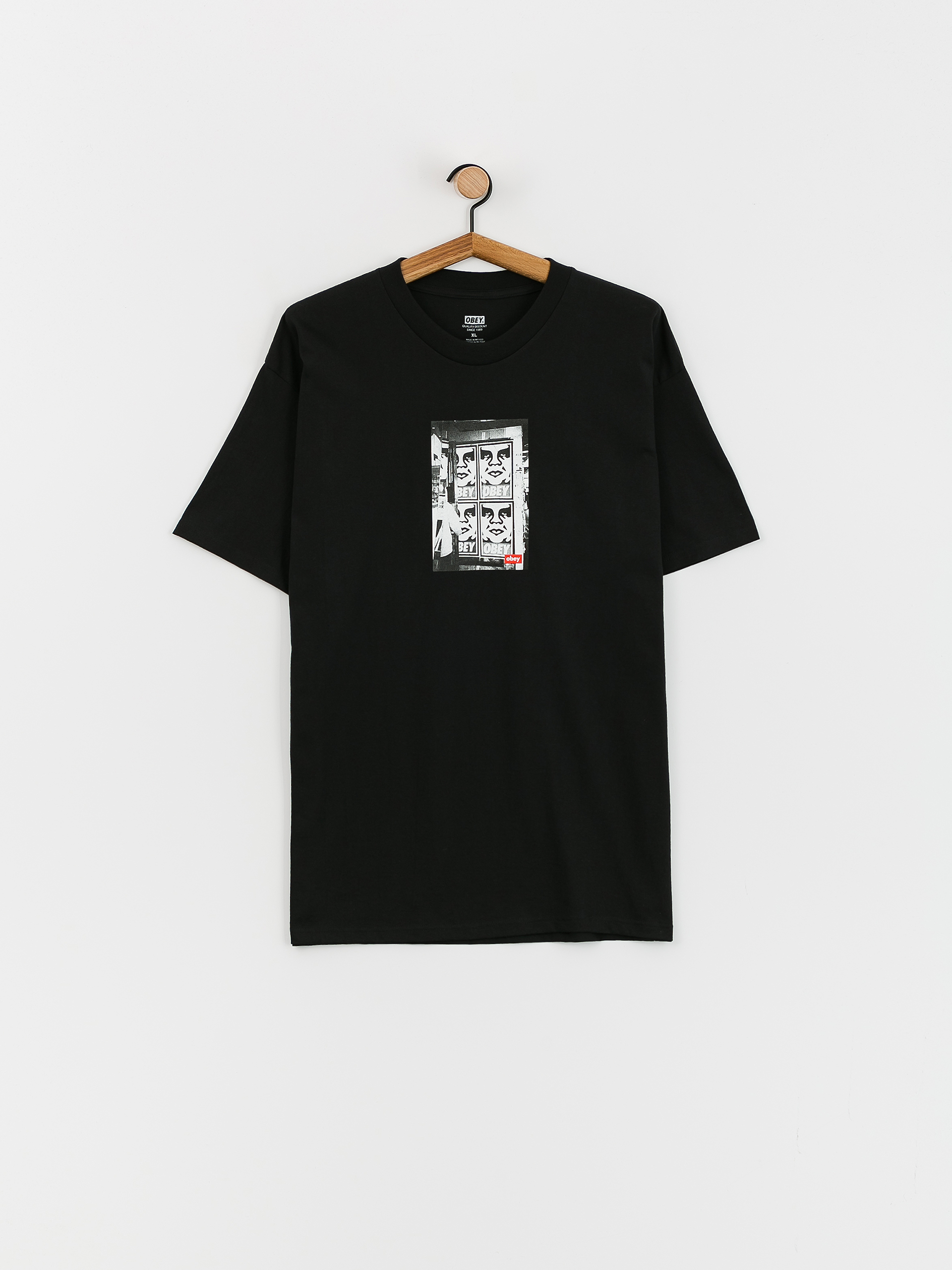 OBEY Icon Photo Ujjatlan felső (black)