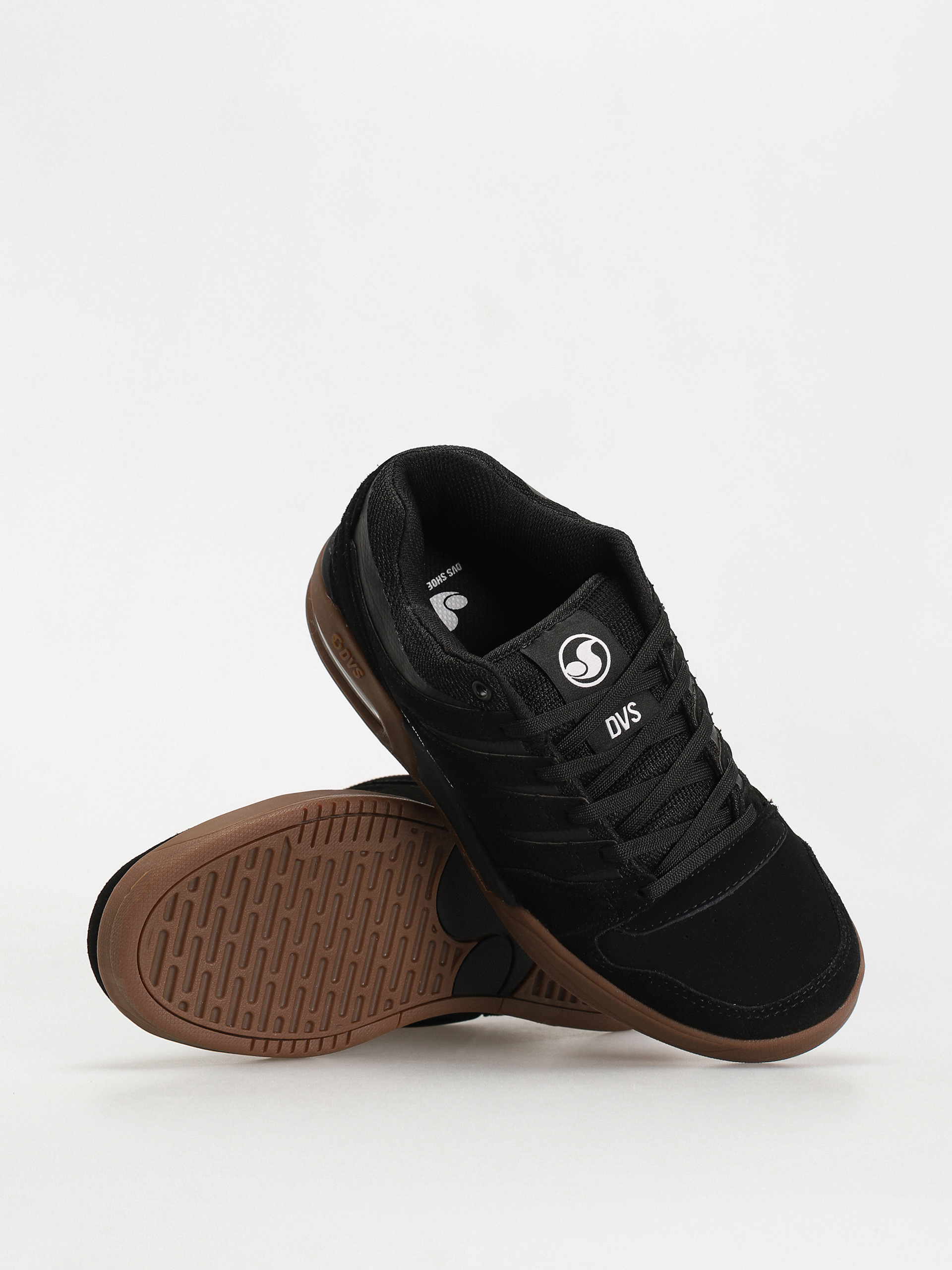 DVS Tycho Cipők (black black gum nubuck)