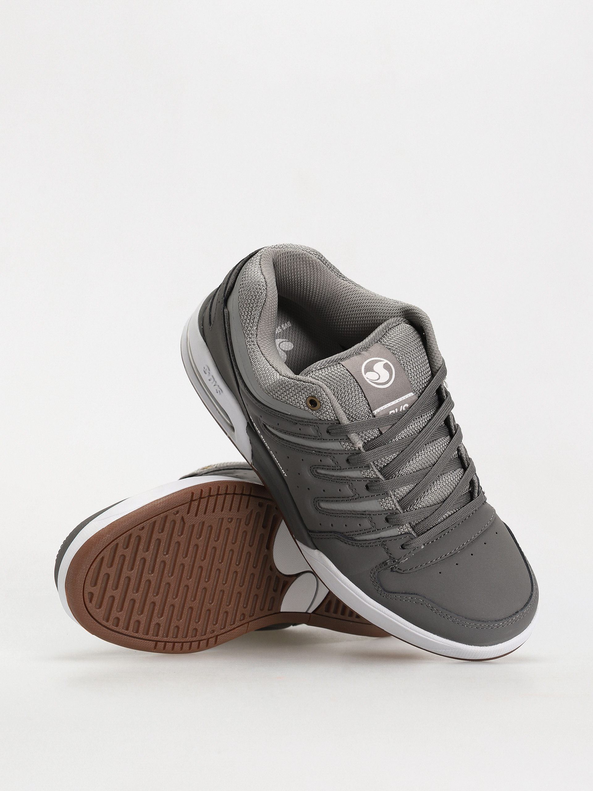 DVS Tycho Cipők (charcoal gray white nubuck)