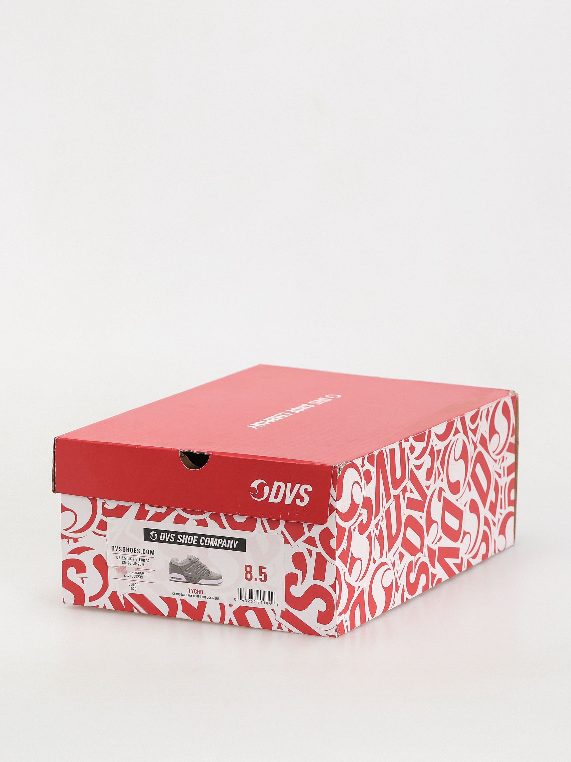 DVS Tycho Cipők (charcoal gray white nubuck)