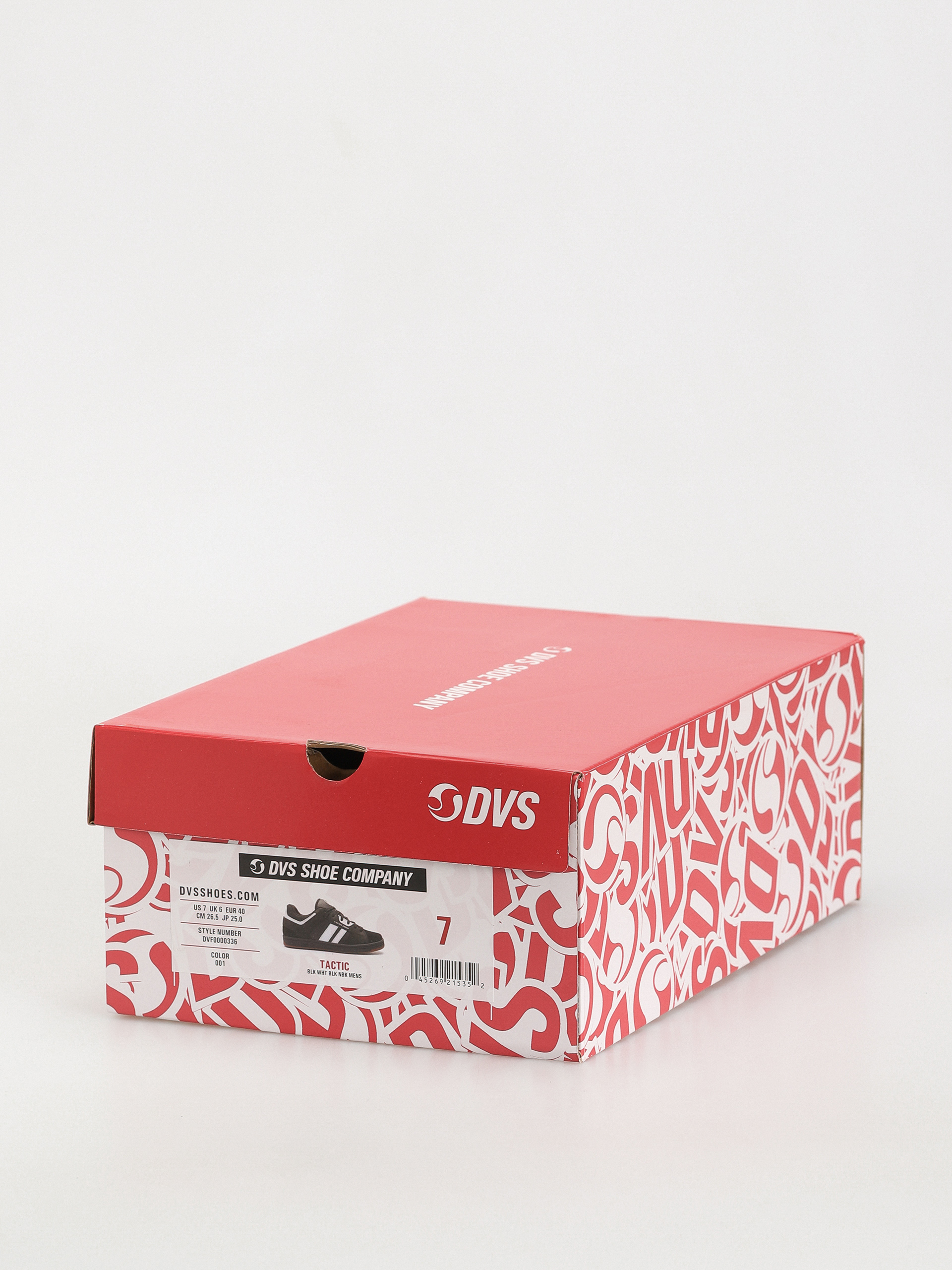 DVS Tactic Cipők (black white black nubuck)