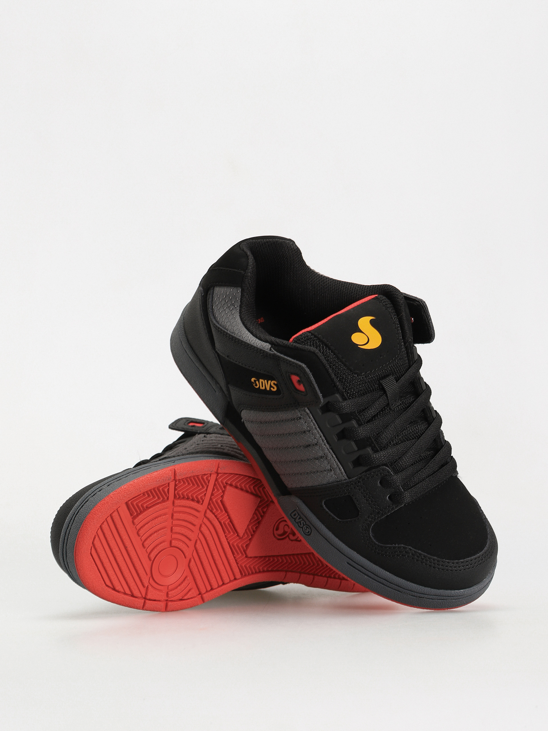 DVS Celsius Cipők (black fiery red yellow nubuck)