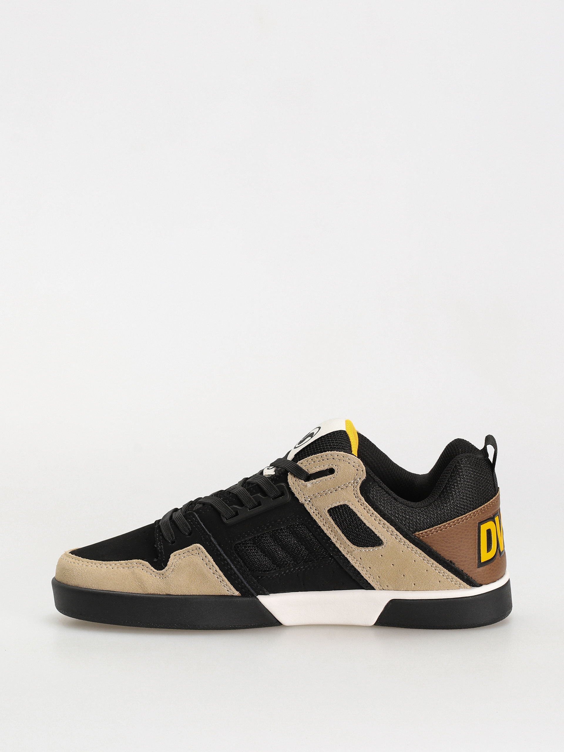 DVS Comanche 2.0+ Cipők (black tan yellow suede)