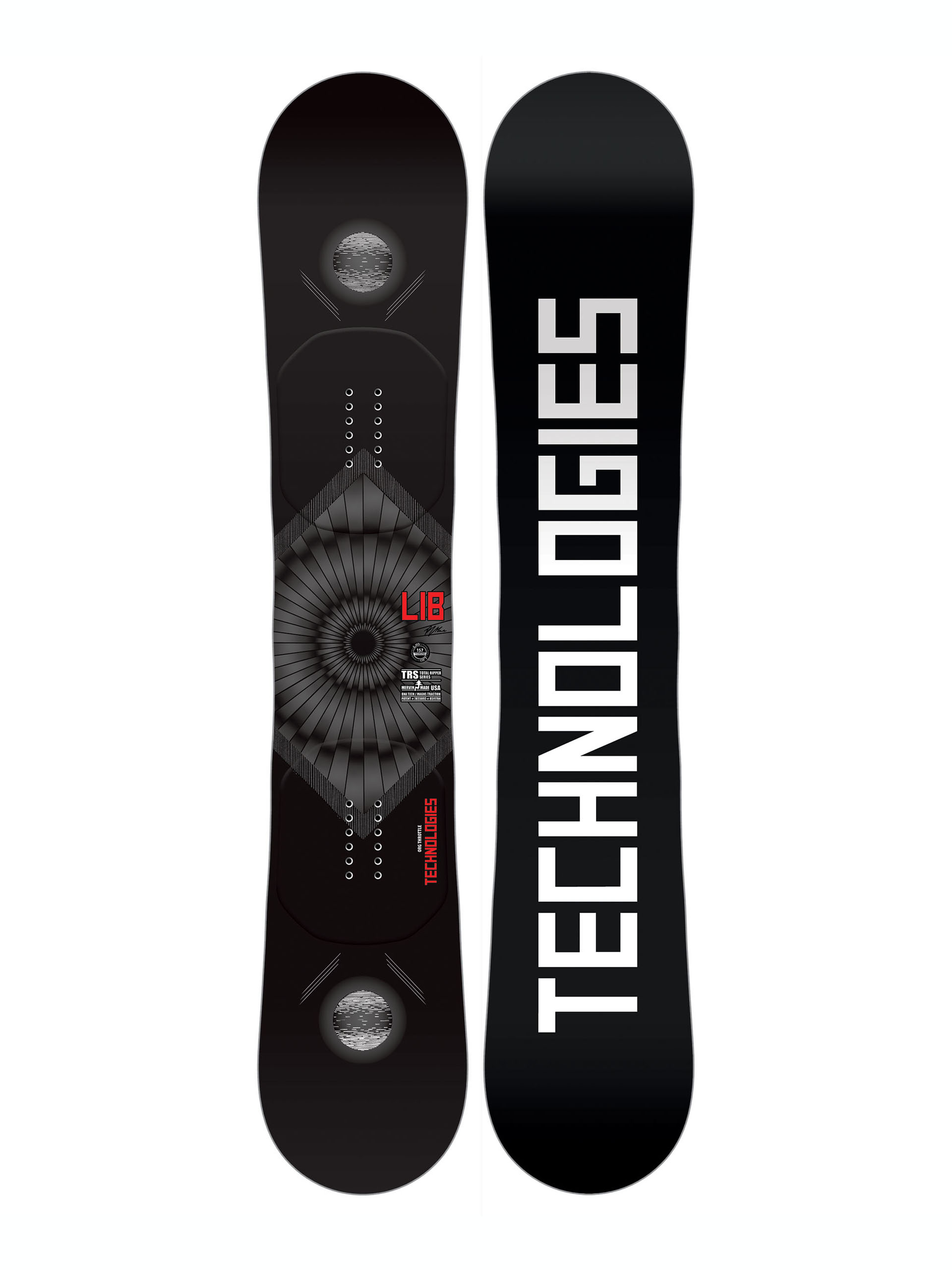 Férfi Lib Tech Trs Snowboard (black/white)
