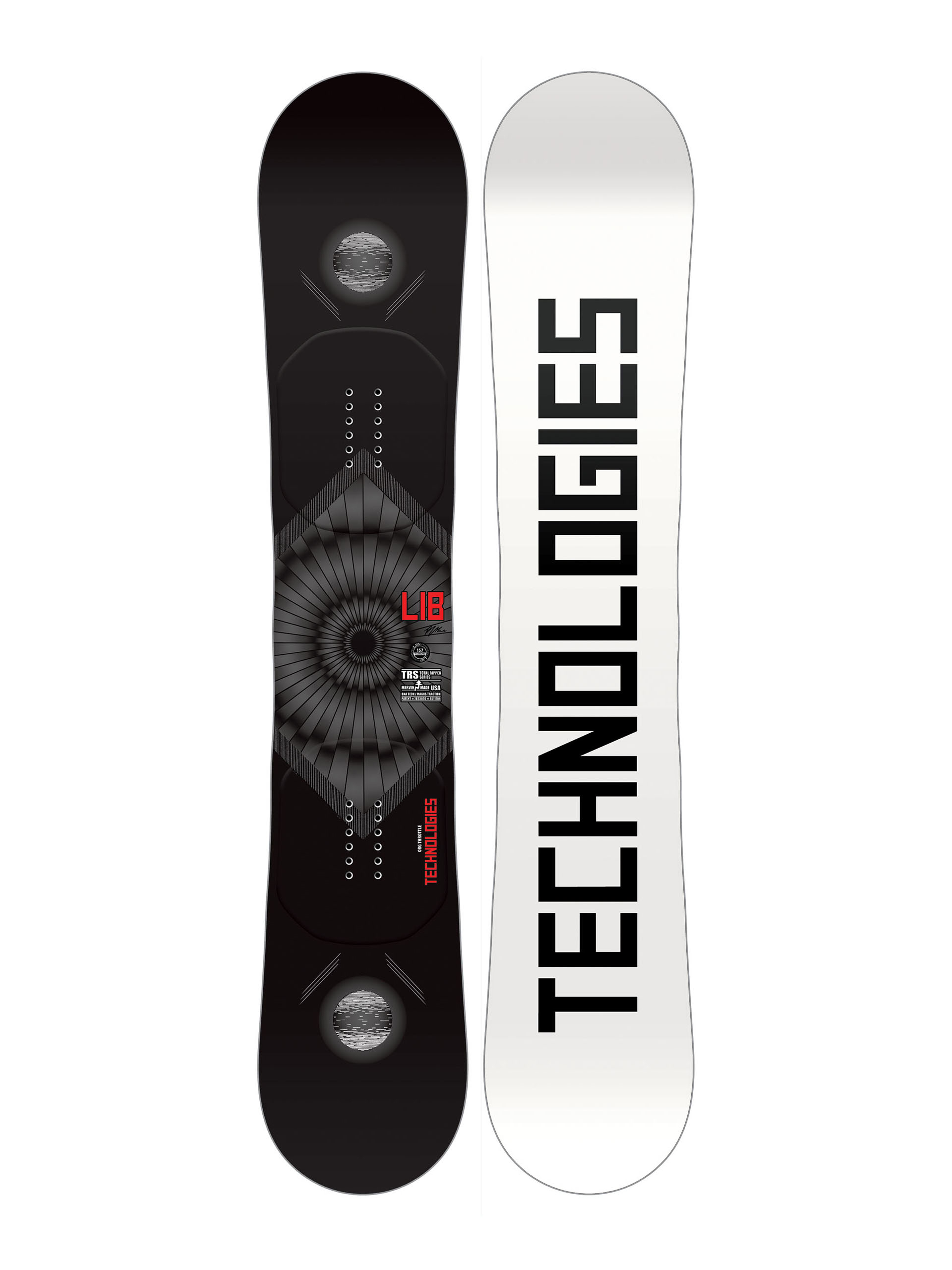 Férfi Lib Tech Trs Snowboard (white/black)