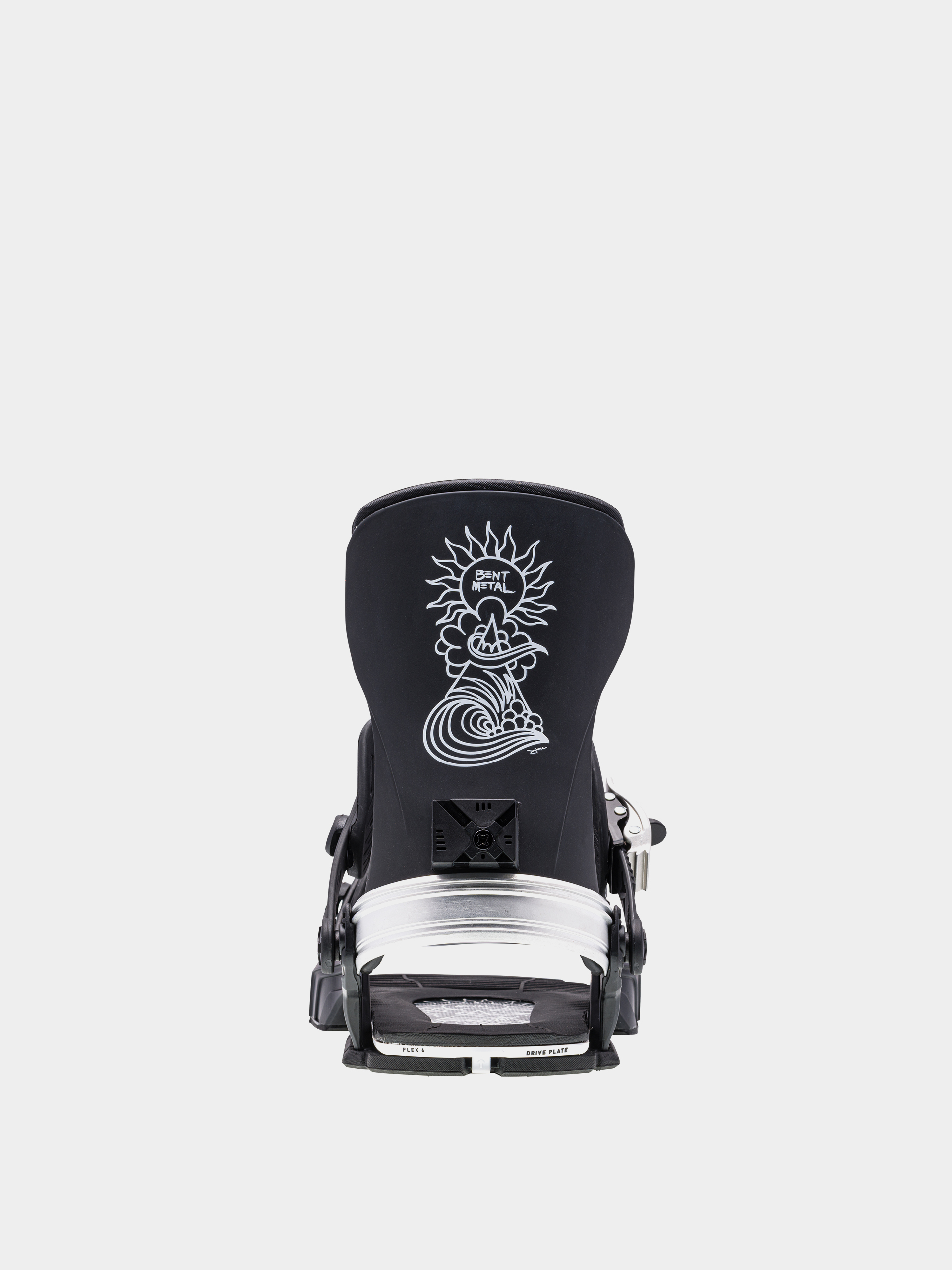 Férfi Bent Metal Transfer Snowboard kötés (black/silver)