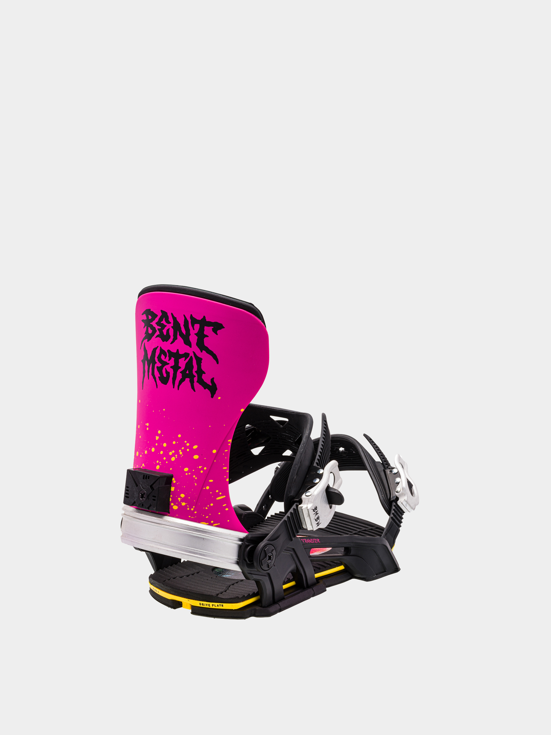 Férfi Bent Metal Transfer Snowboard kötés (black/pink)