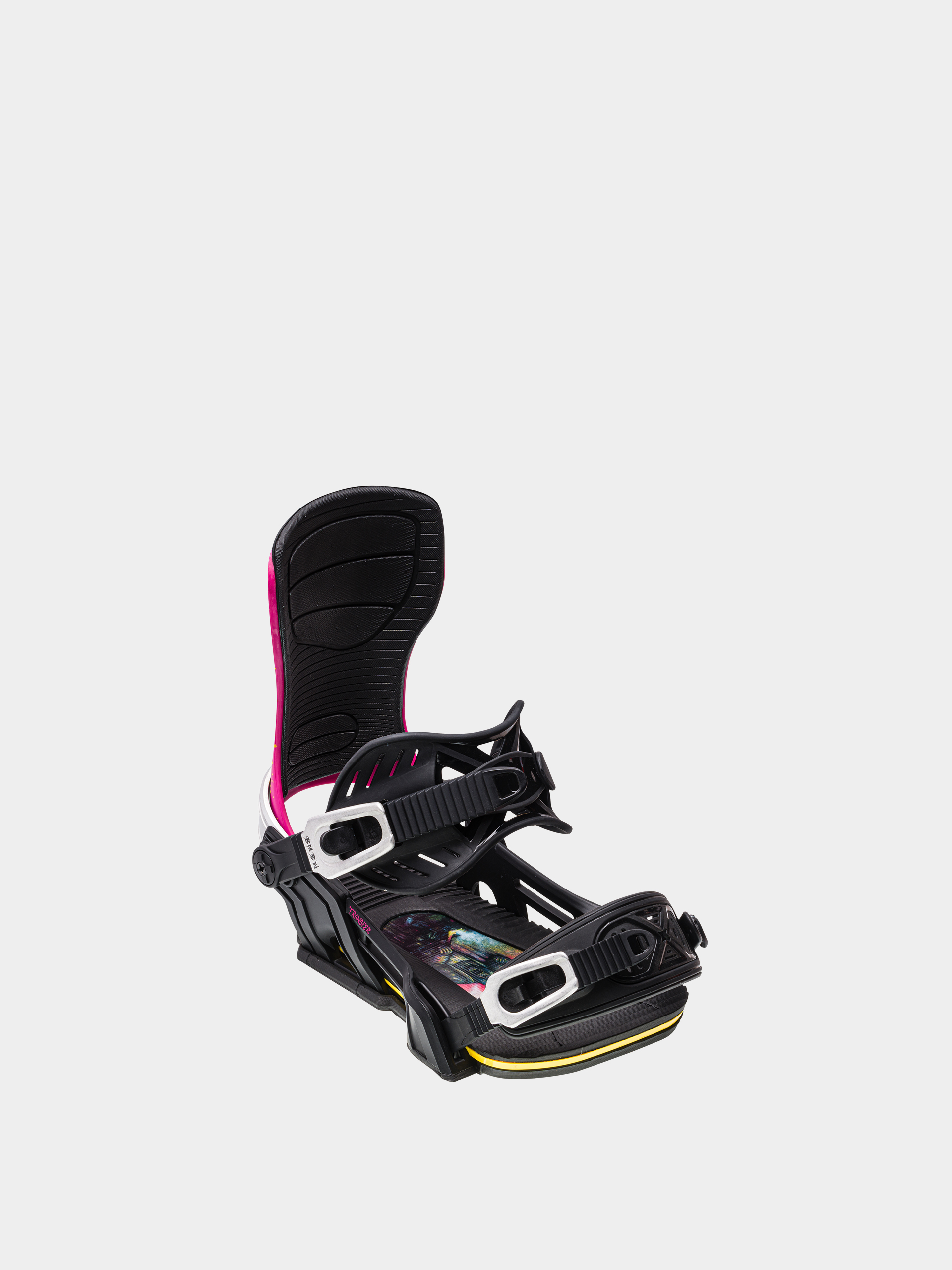 Férfi Bent Metal Transfer Snowboard kötés (black/pink)