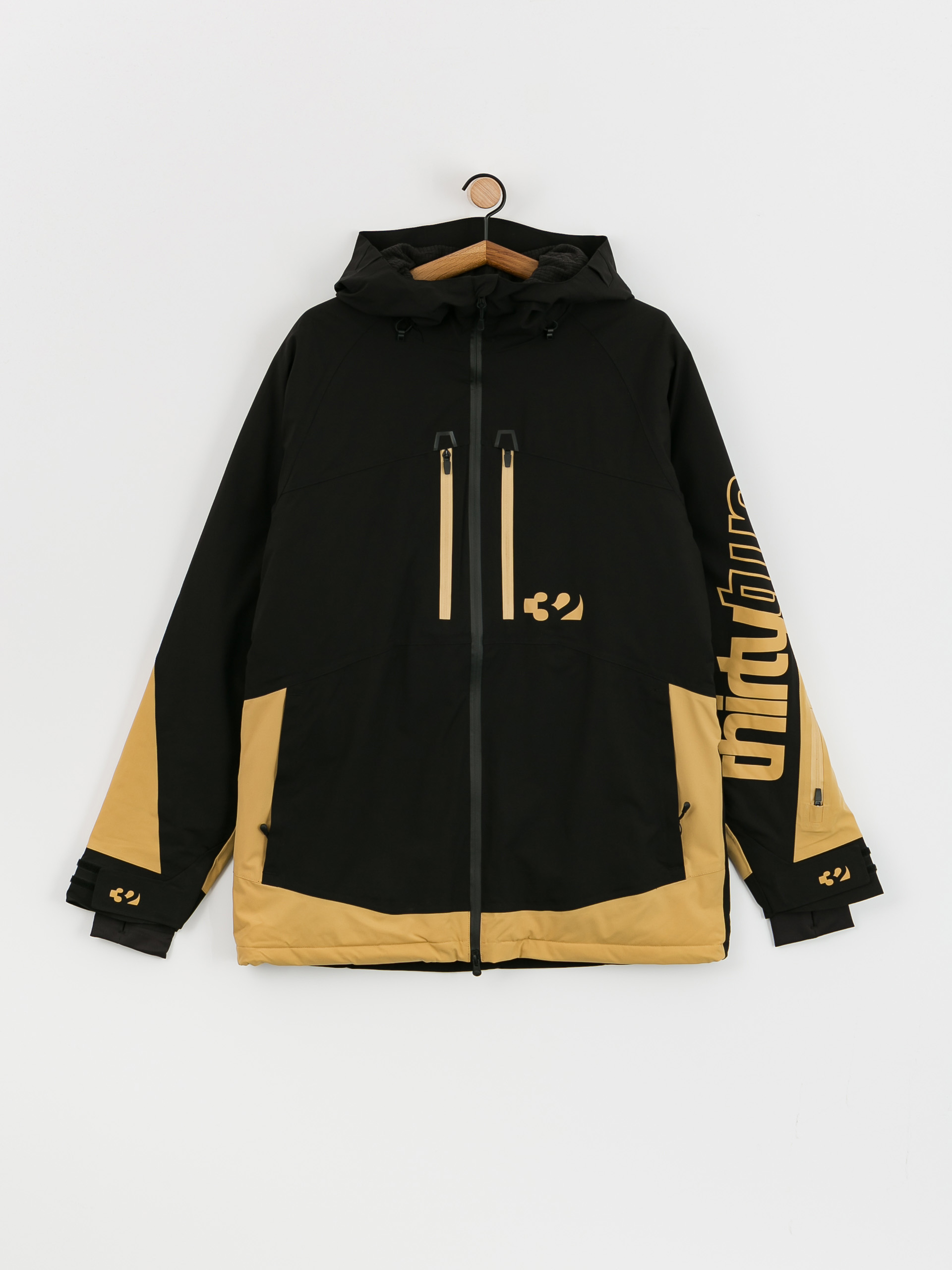 Férfi ThirtyTwo Lashed Insulated Snowboard dzseki (black/tan)