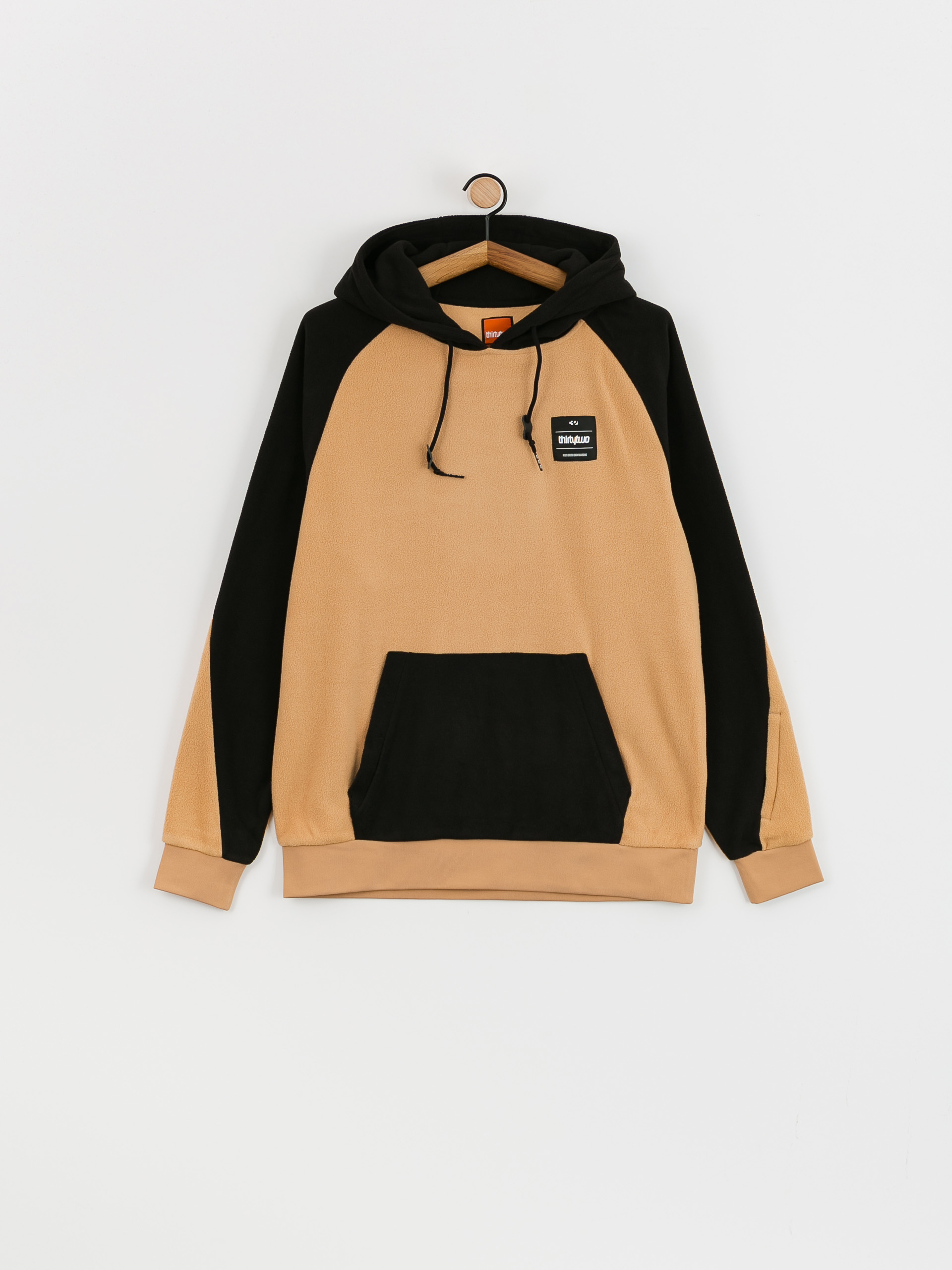 ThirtyTwo Rest Stop Kapucnis pulóver (black/tan)