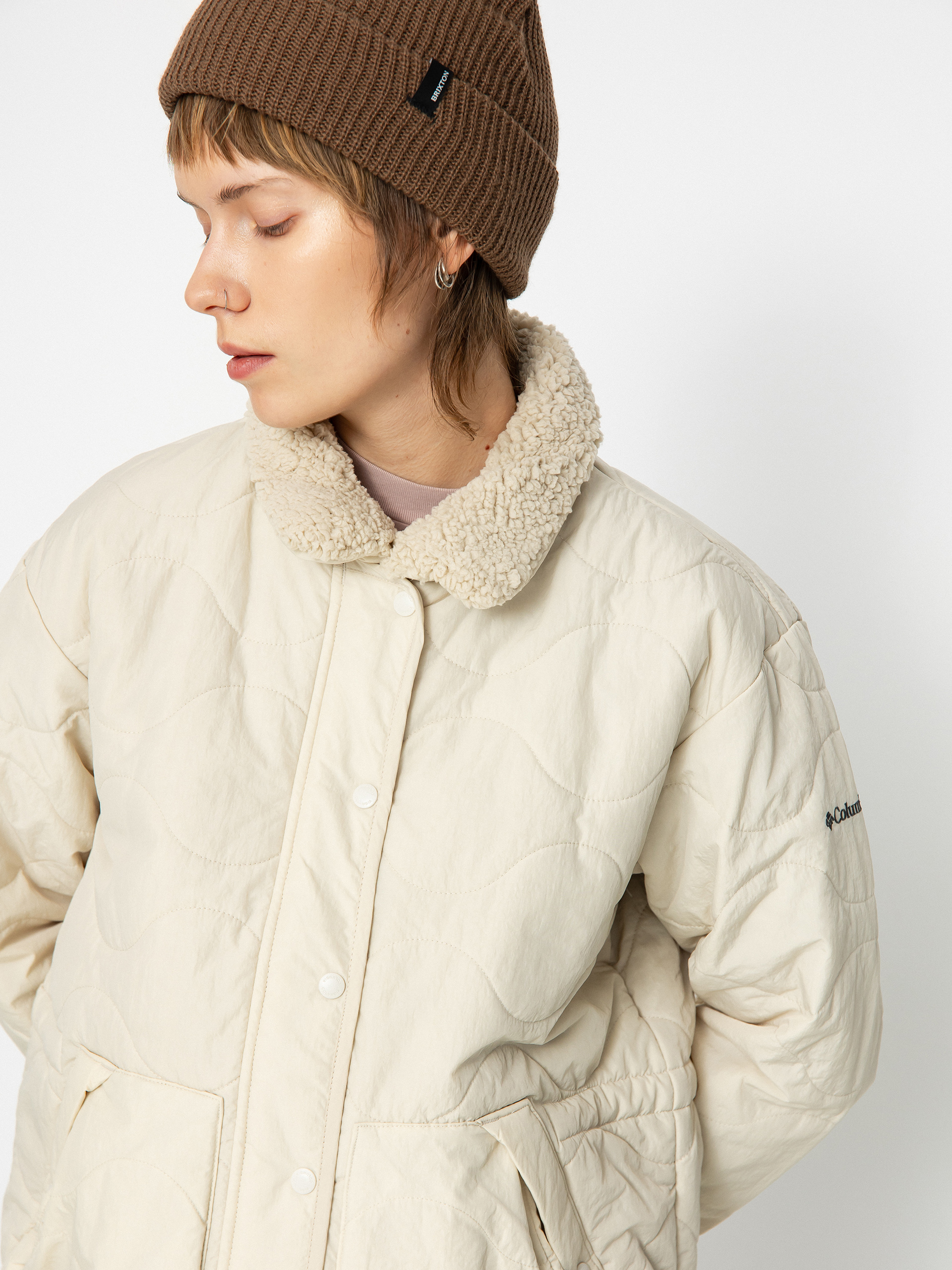 Columbia Birchwood Quilted Dzseki Wmn (dark stone)