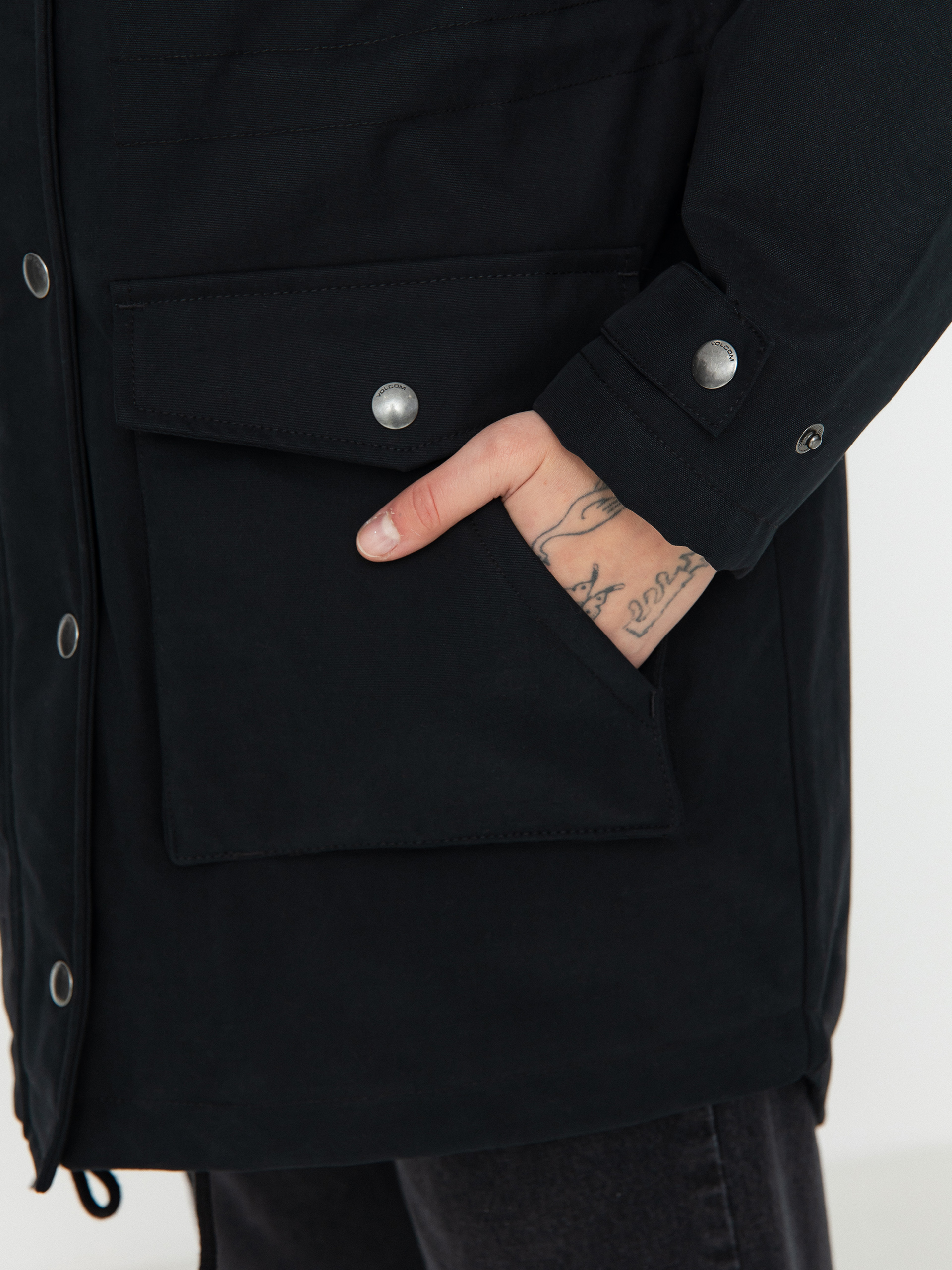 Volcom Walk On By 5K Parka Dzseki Wmn (black)