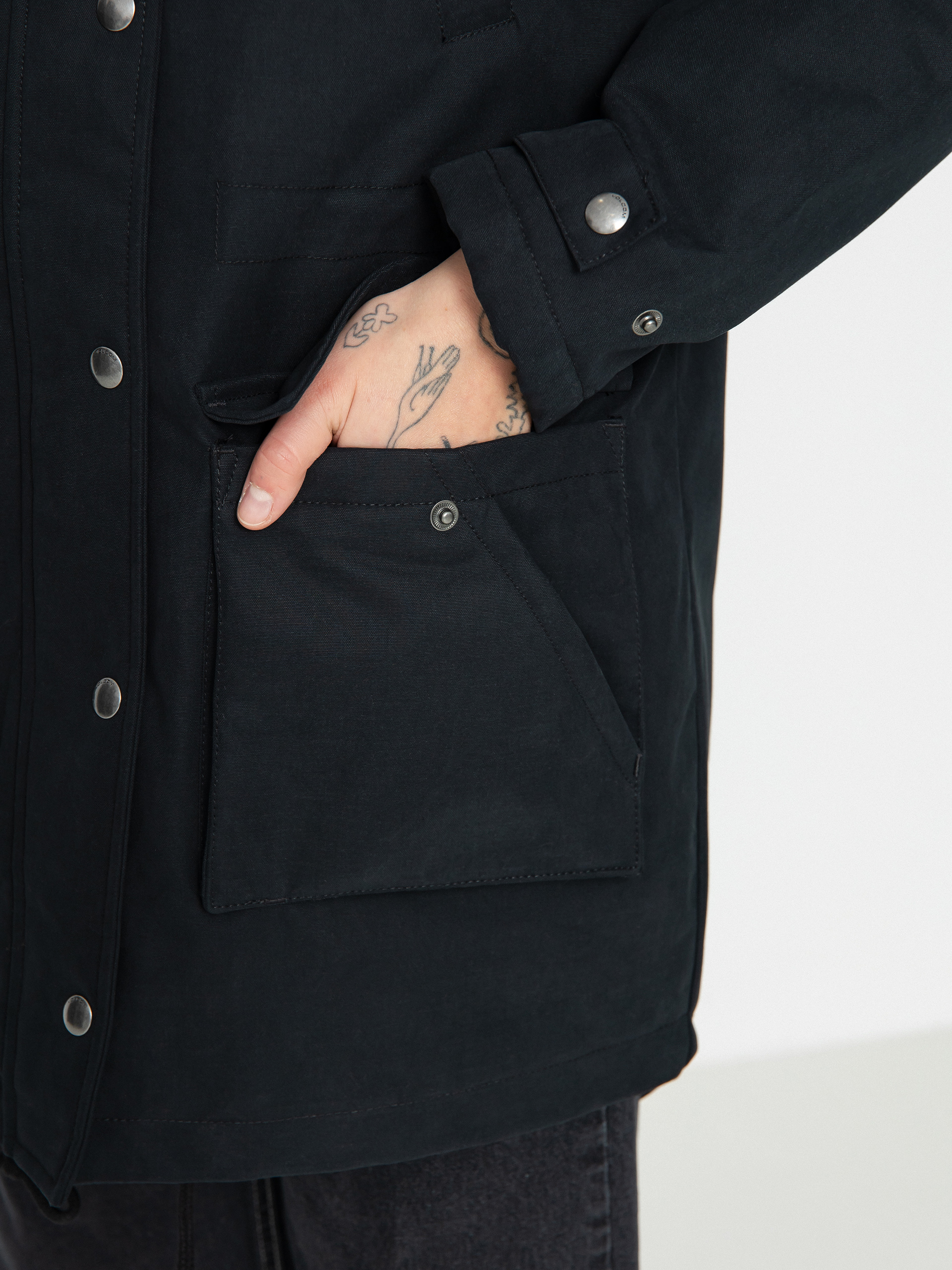 Volcom Walk On By 5K Parka Dzseki Wmn (black)