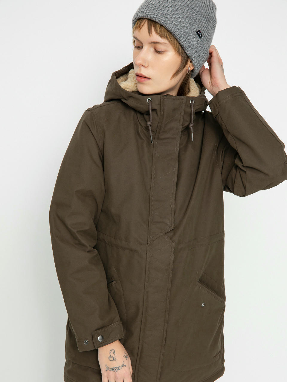 Volcom Less Is More 5K Parka Dzseki Wmn (wren)