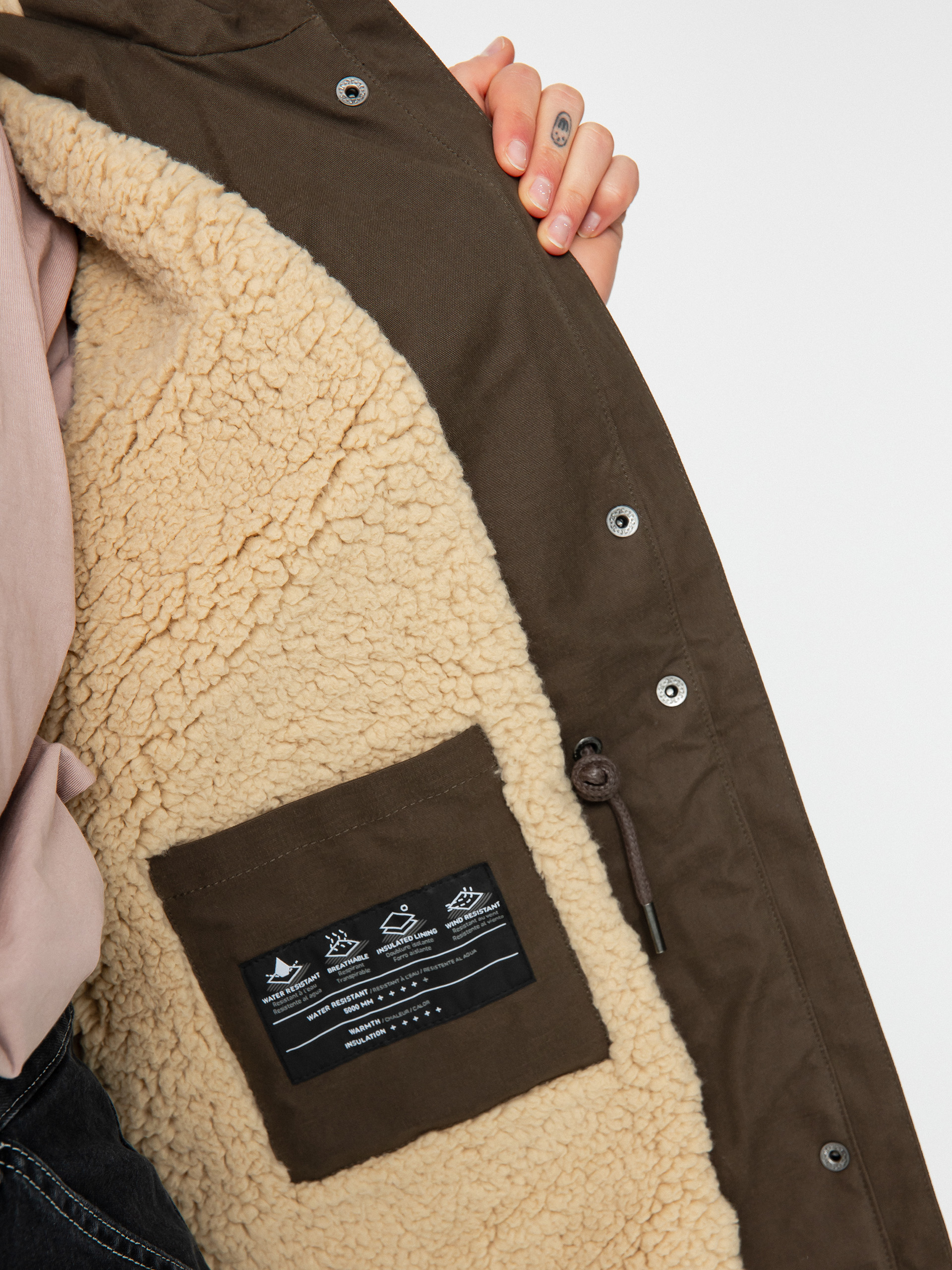 Volcom Less Is More 5K Parka Dzseki Wmn (wren)