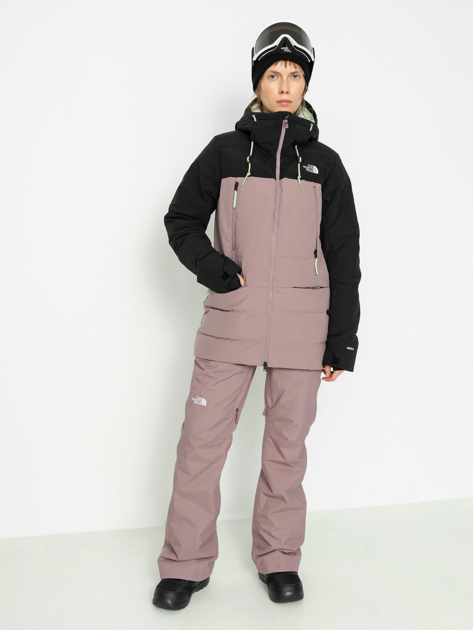 The North Face Pallie Snowboard dzseki Wmn (fawn grey/tnf black)