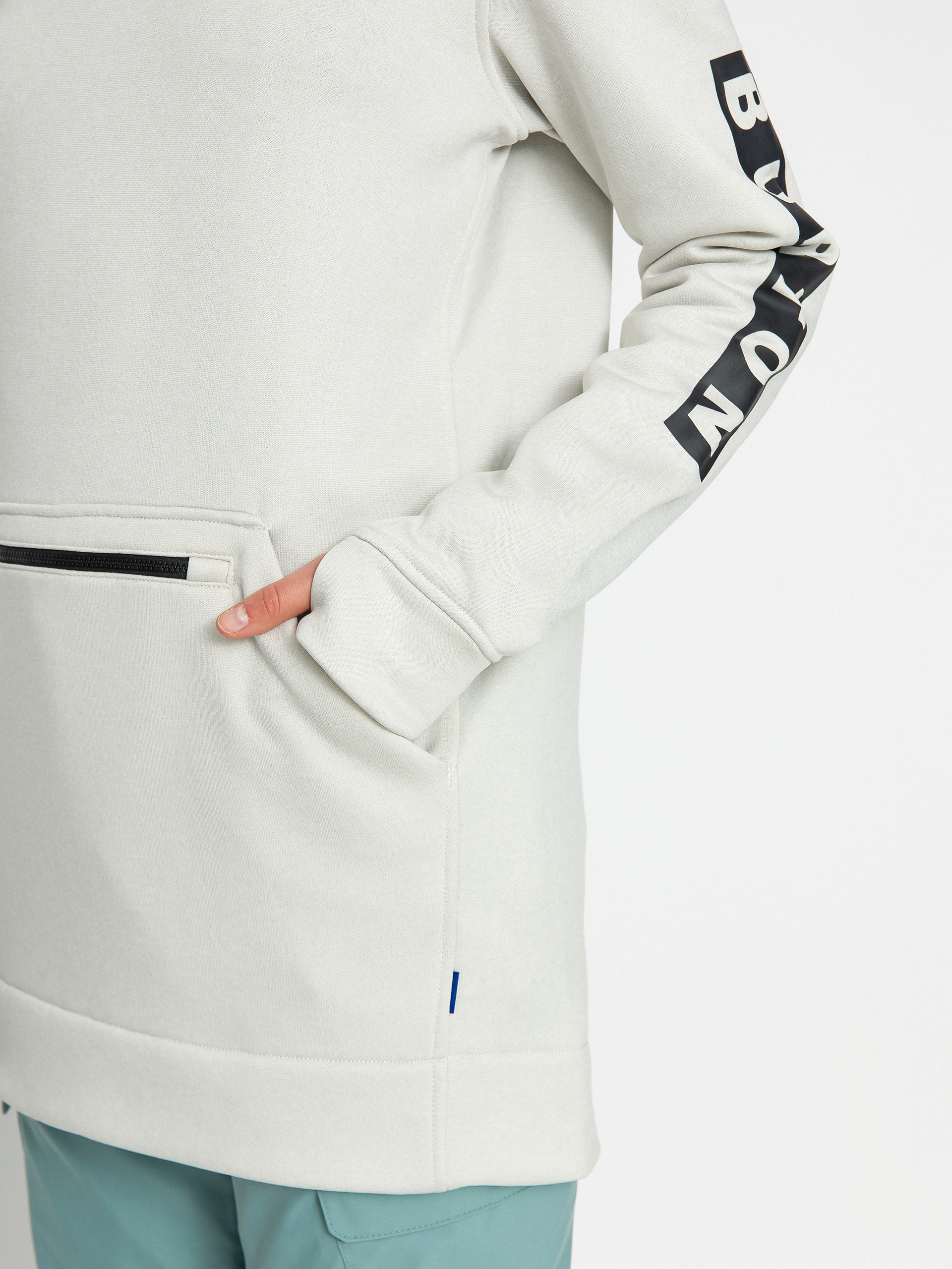 Burton Oak Long HD Kapucnis pulóver Wmn (stout white heather)