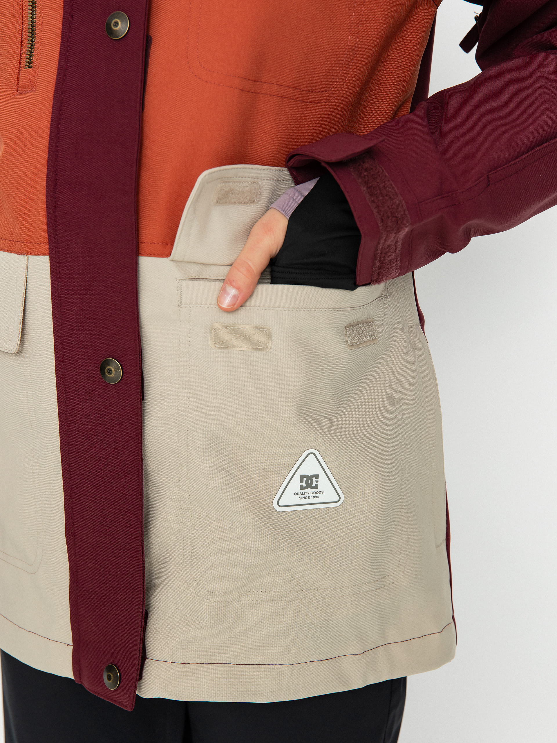 Női DC Liberate Snowboard dzseki (tawny port)