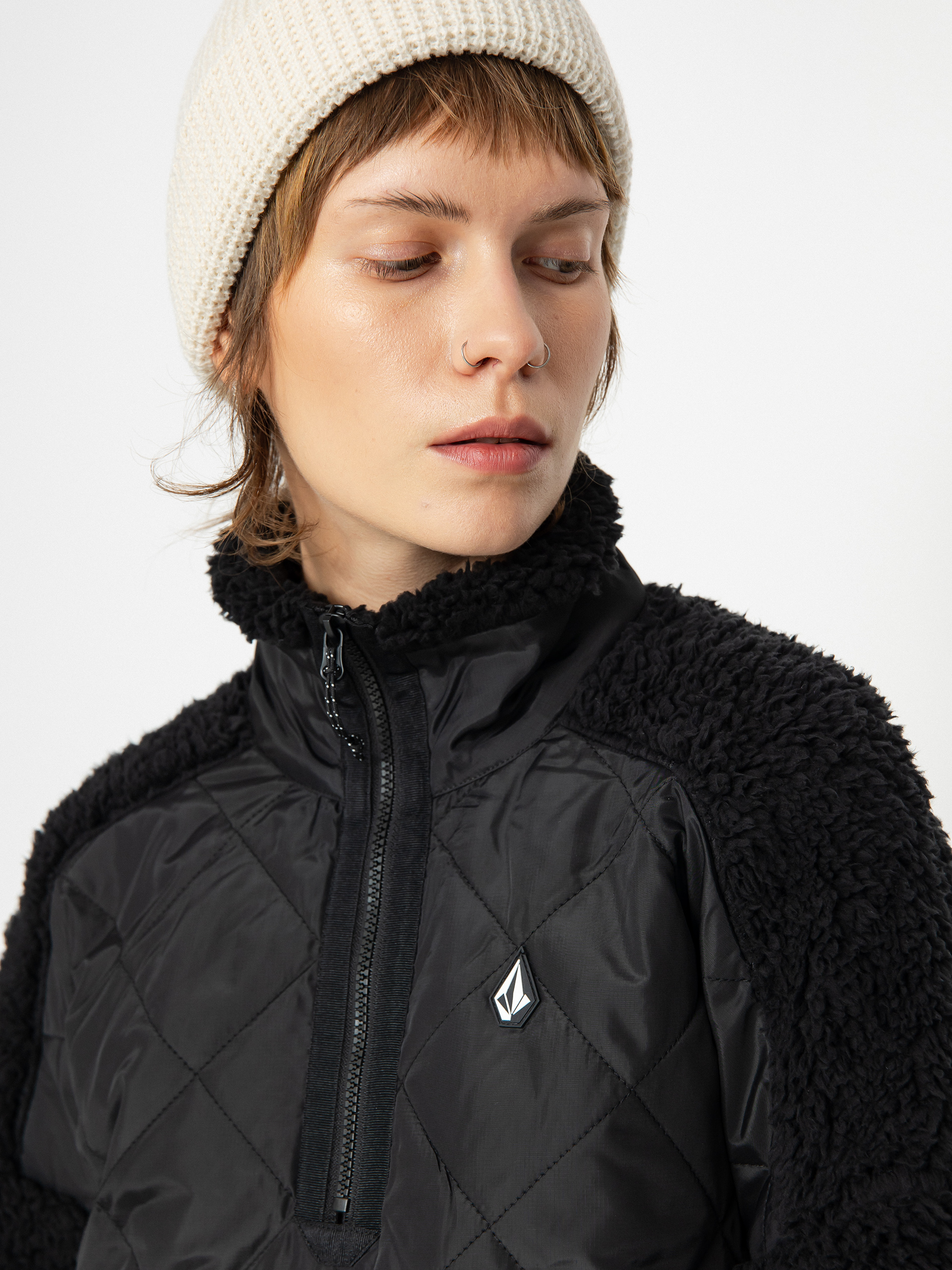 Volcom snowboardowa Ferron Pullover Dzseki Wmn (black)