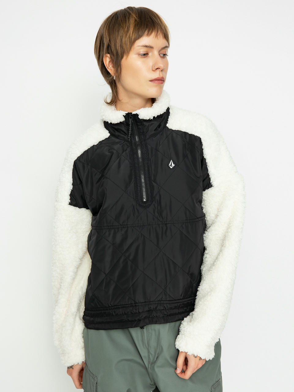 Volcom snowboardowa Ferron Pullover Dzseki Wmn (moonbeam)