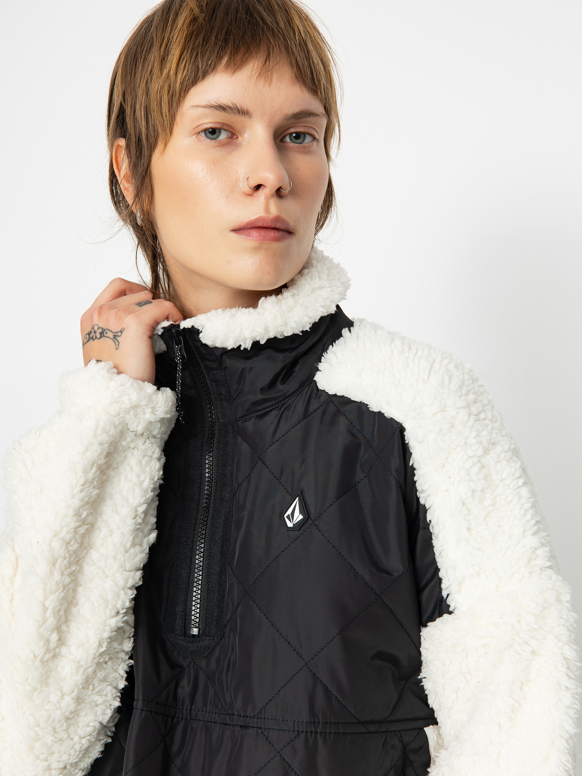 Volcom snowboardowa Ferron Pullover Dzseki Wmn (moonbeam)