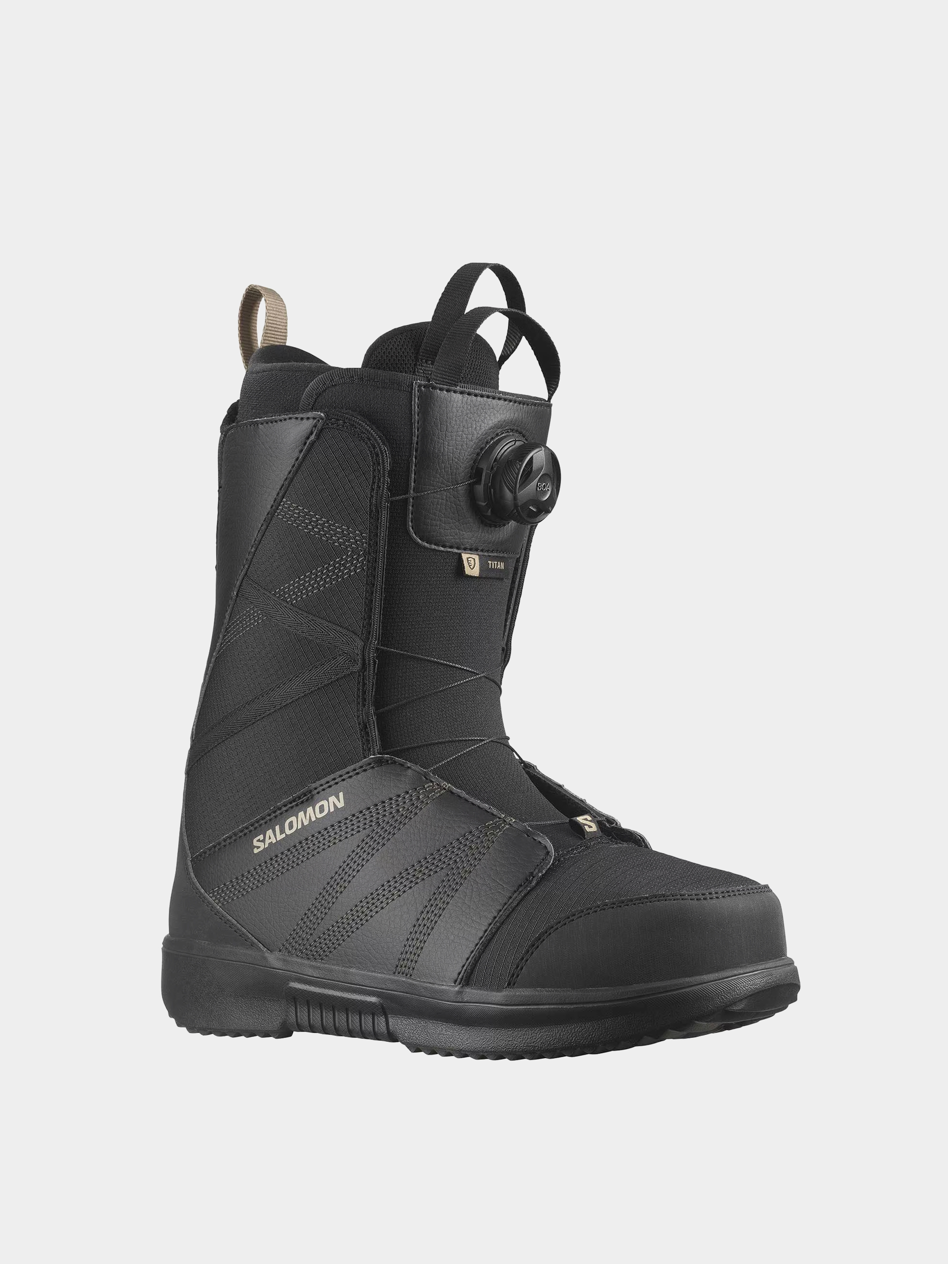 Salomon Titan Boa Snowboard cipők (black/black/roasted cashew)