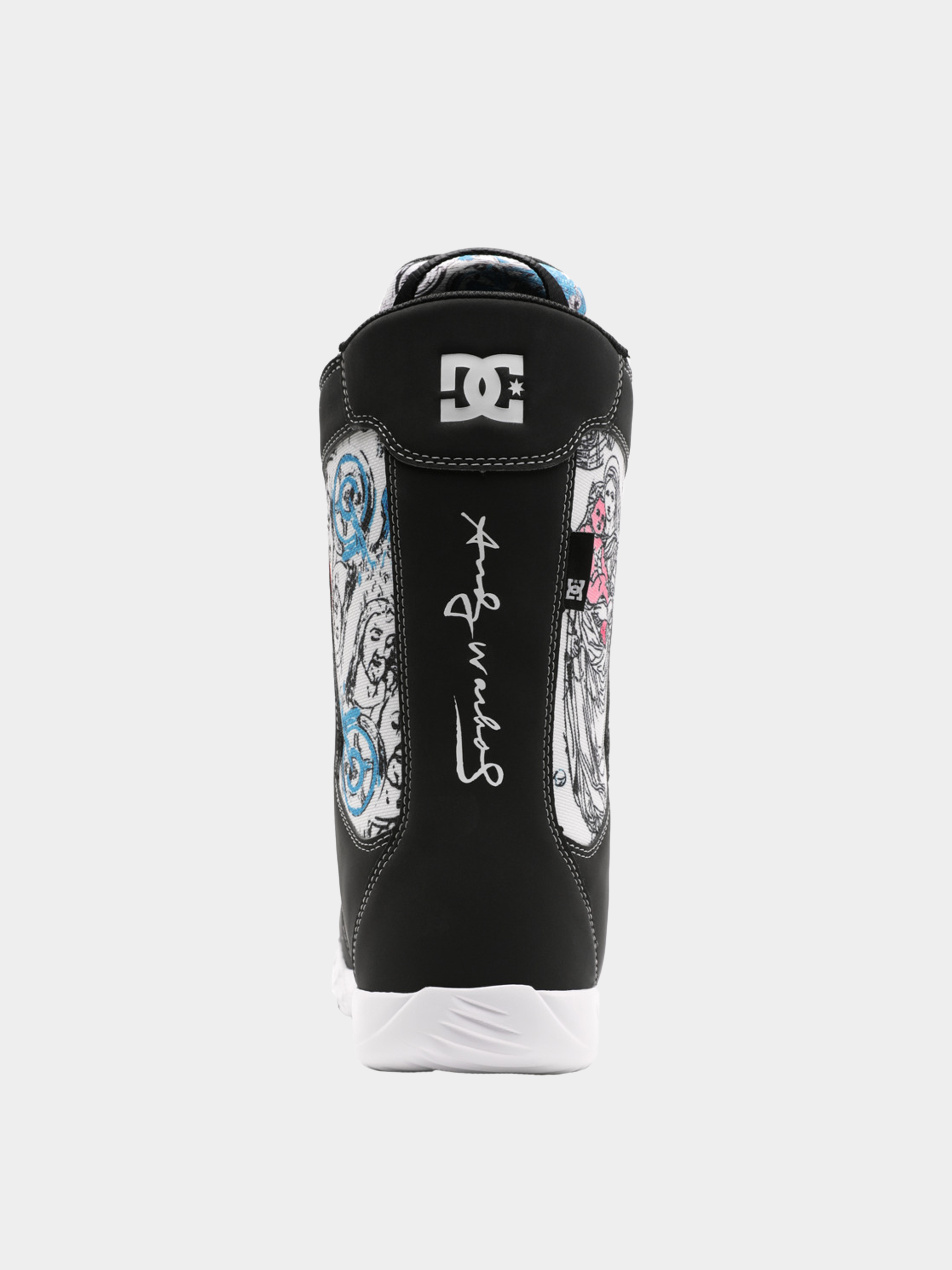 Férfi DC Aw Phase Boa Snowboard cipők (white/black print)