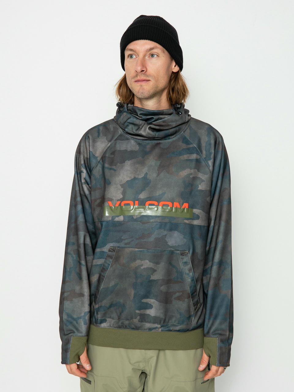 Férfi Volcom Hydro Riding HD Thermo pulóver (cloudwash camo)