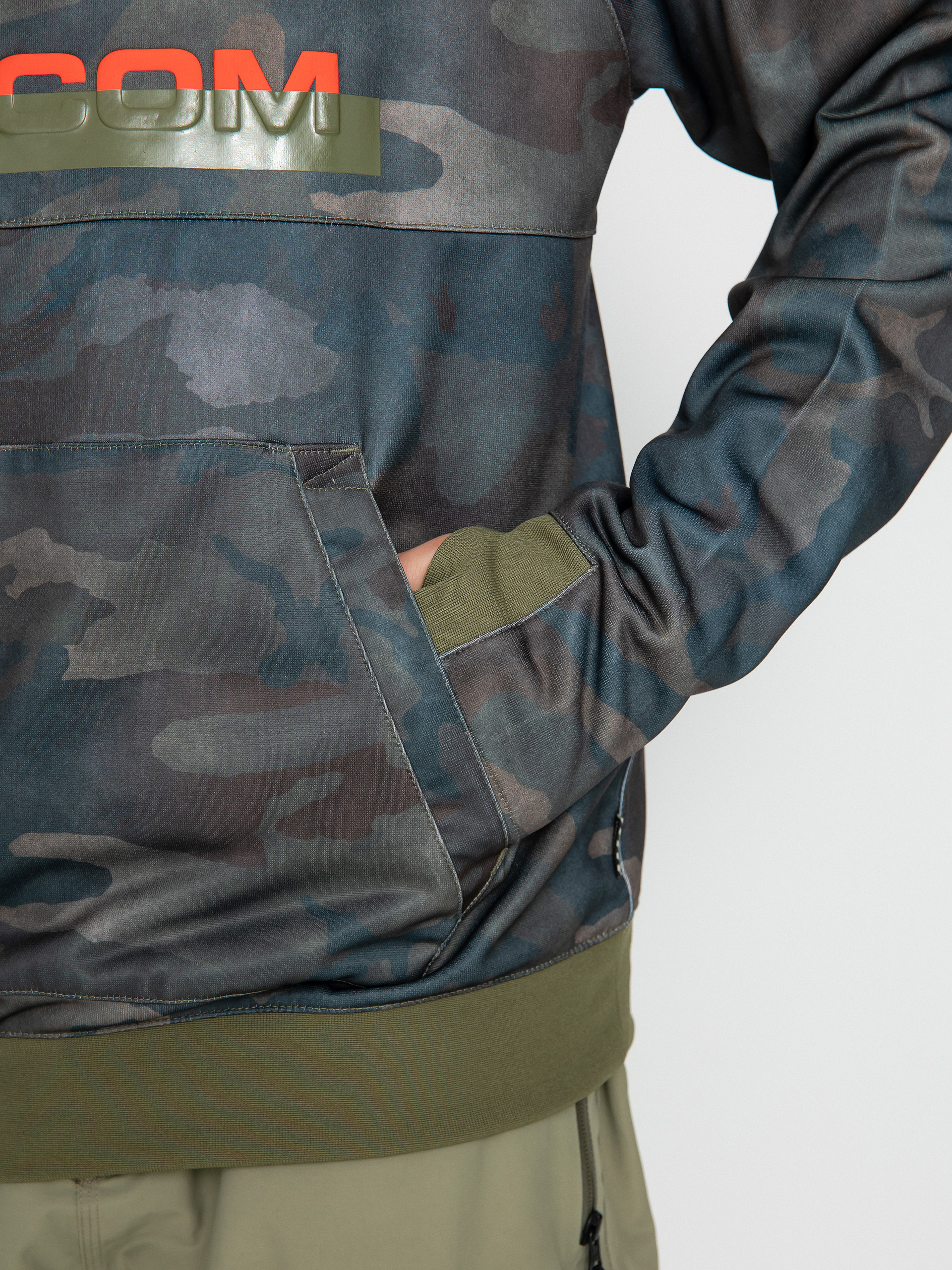 Férfi Volcom Hydro Riding HD Thermo pulóver (cloudwash camo)