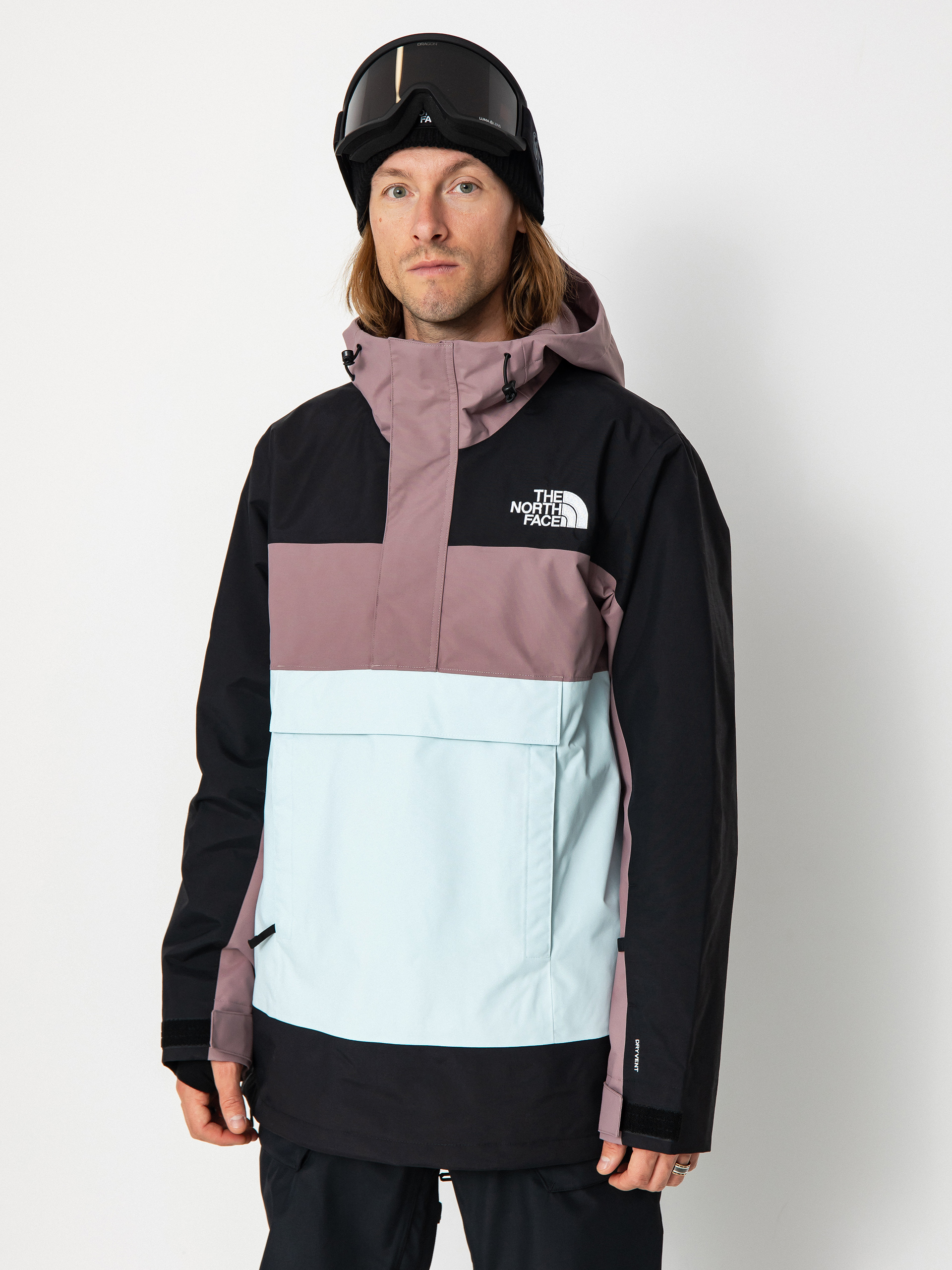 Férfi The North Face Driftview Anorak Snowboard dzseki (icecap blue/fawn grey)