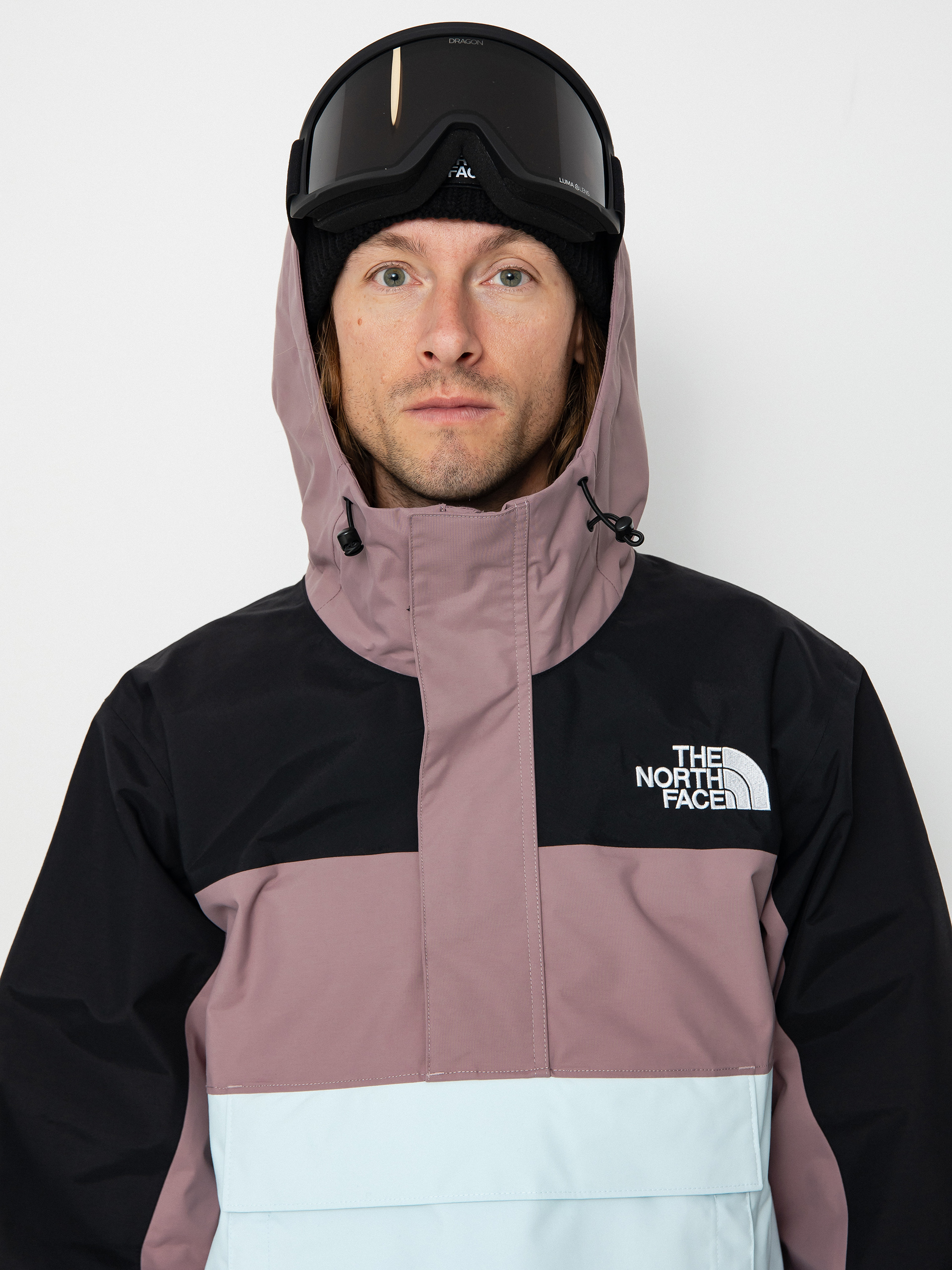 Férfi The North Face Driftview Anorak Snowboard dzseki (icecap blue/fawn grey)