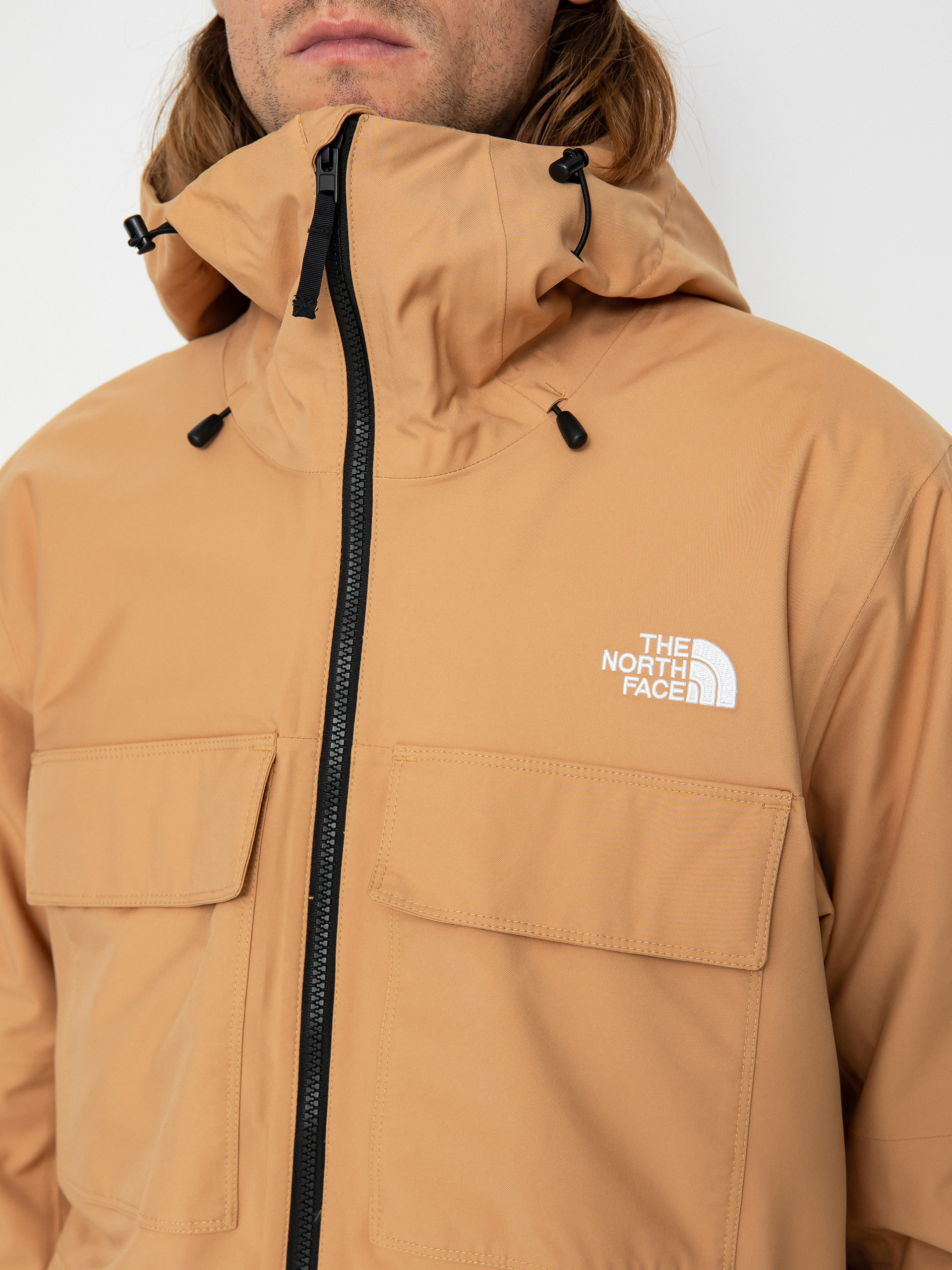 Férfi The North Face Fourbarrel Triclimate Snowboard dzseki (almond butter/tnf black)