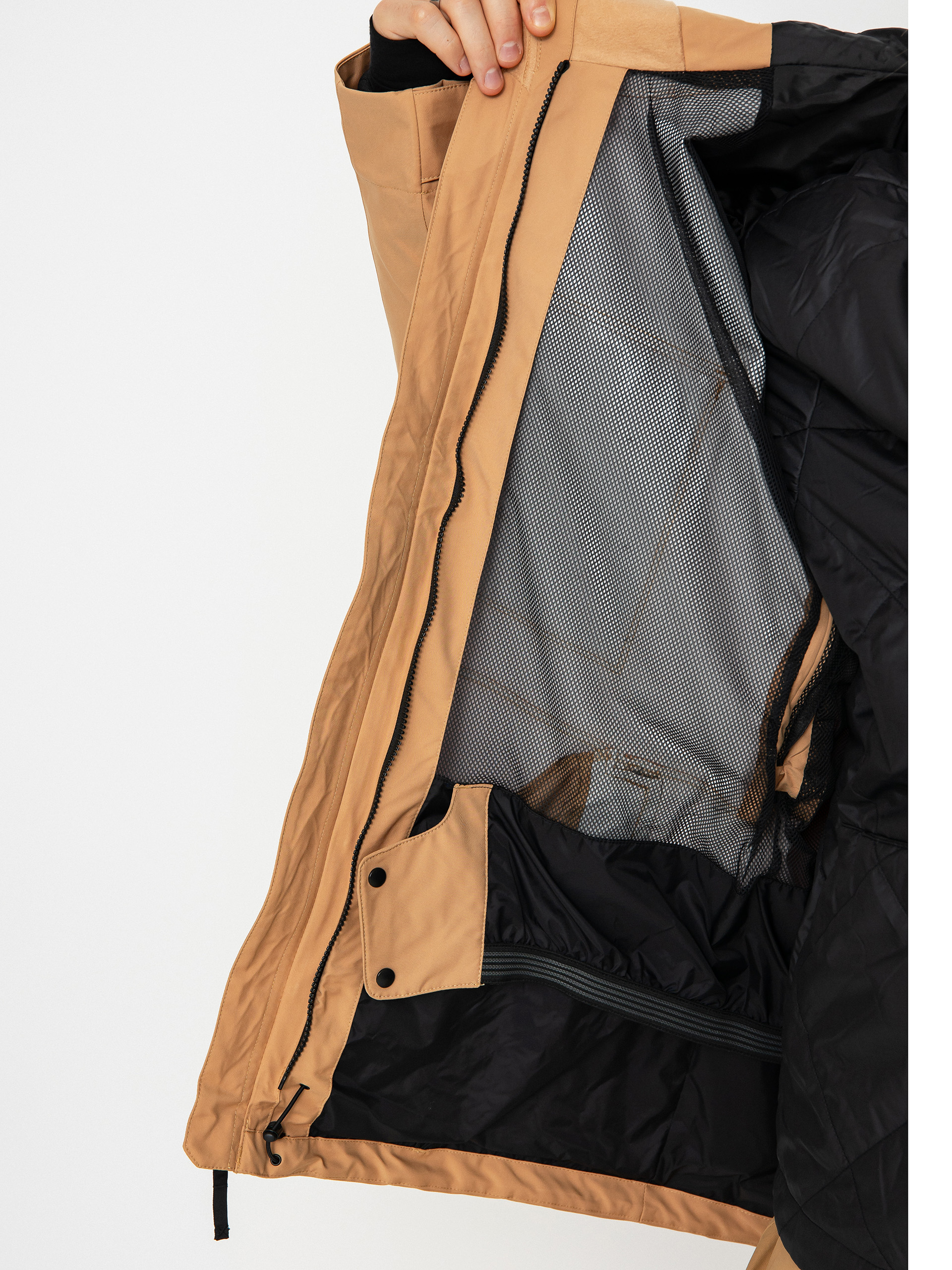 Férfi The North Face Fourbarrel Triclimate Snowboard dzseki (almond butter/tnf black)