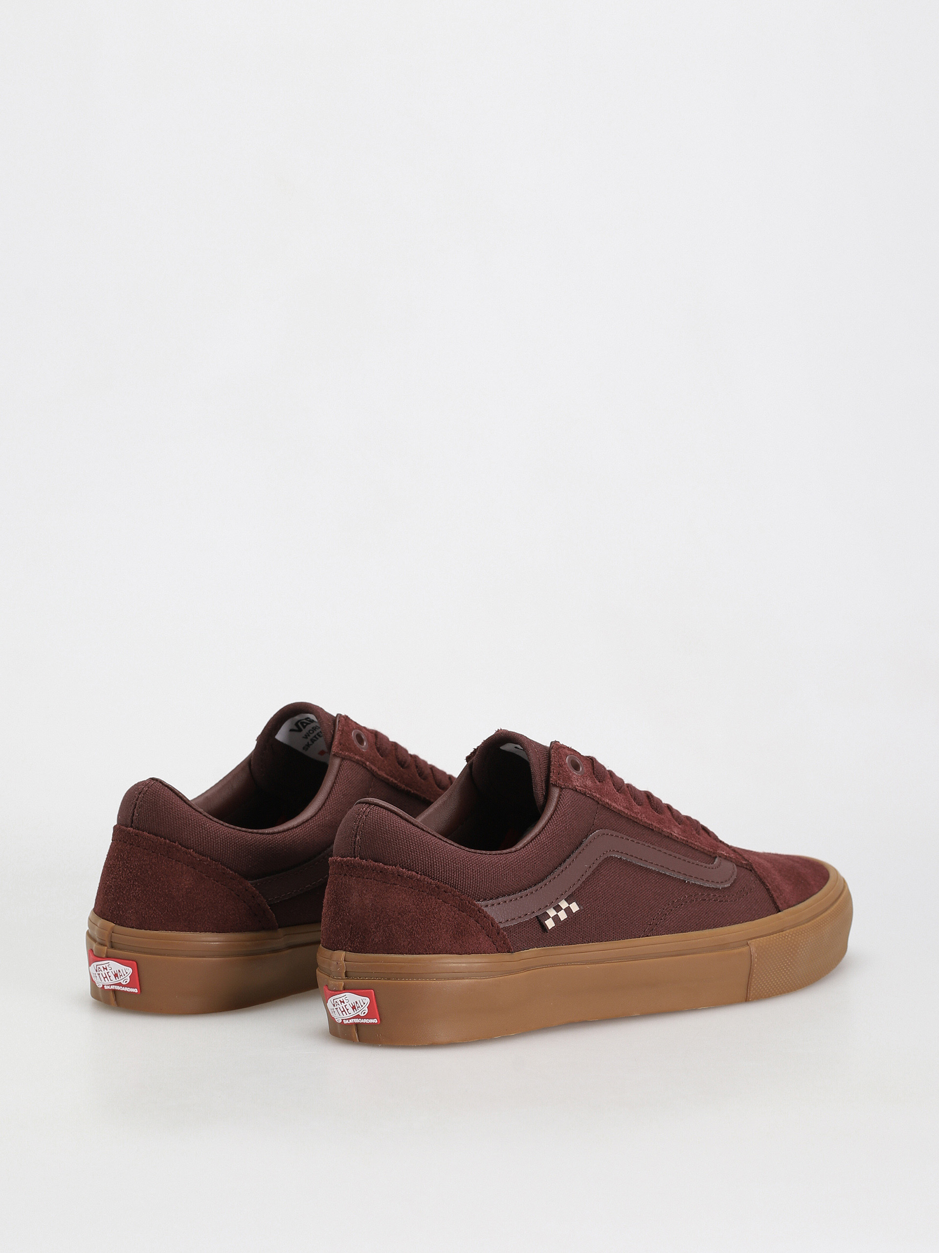 Vans Skate Old Skool Cipők (dark red/gum)