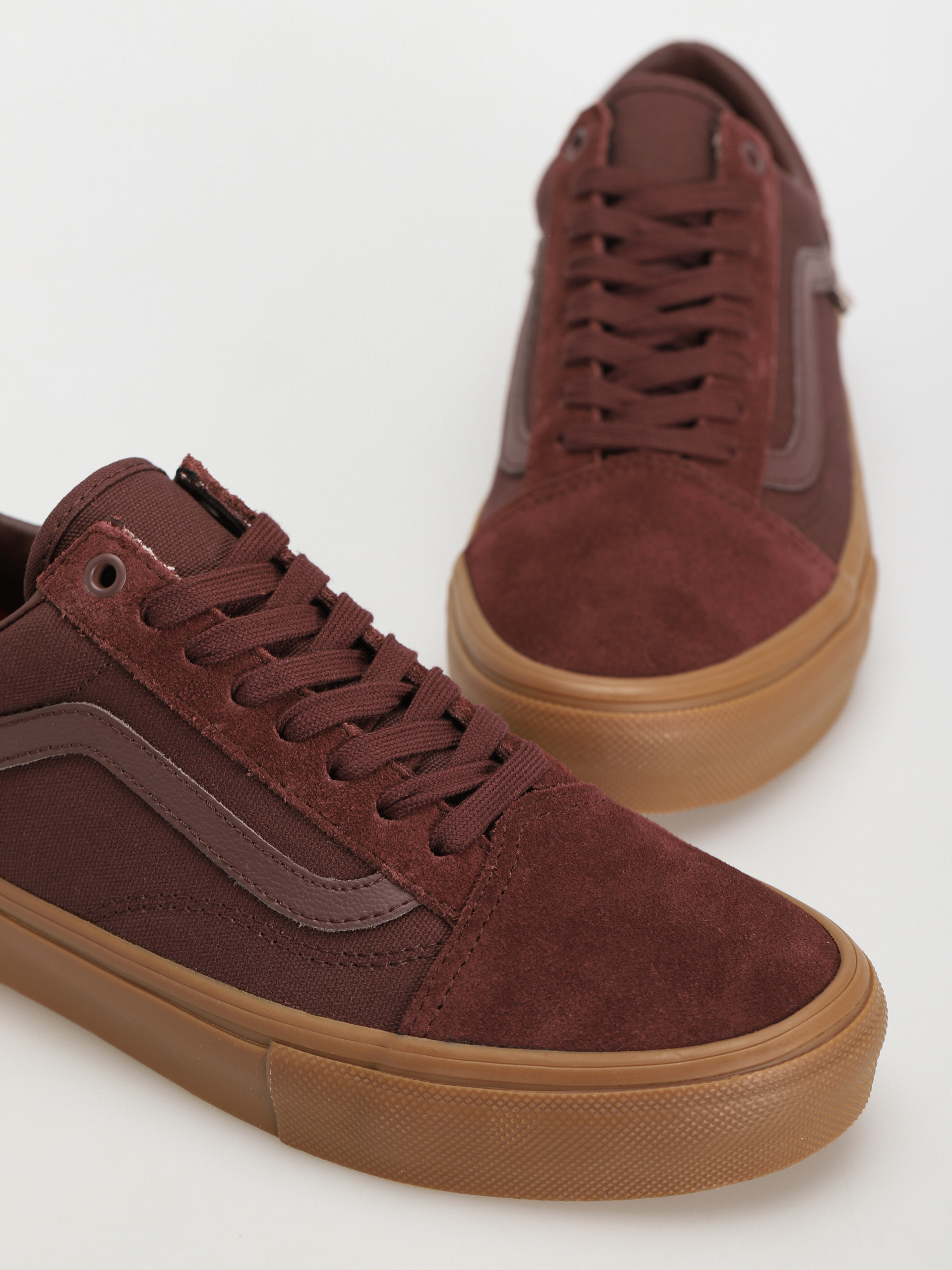 Vans Skate Old Skool Cipők (dark red/gum)