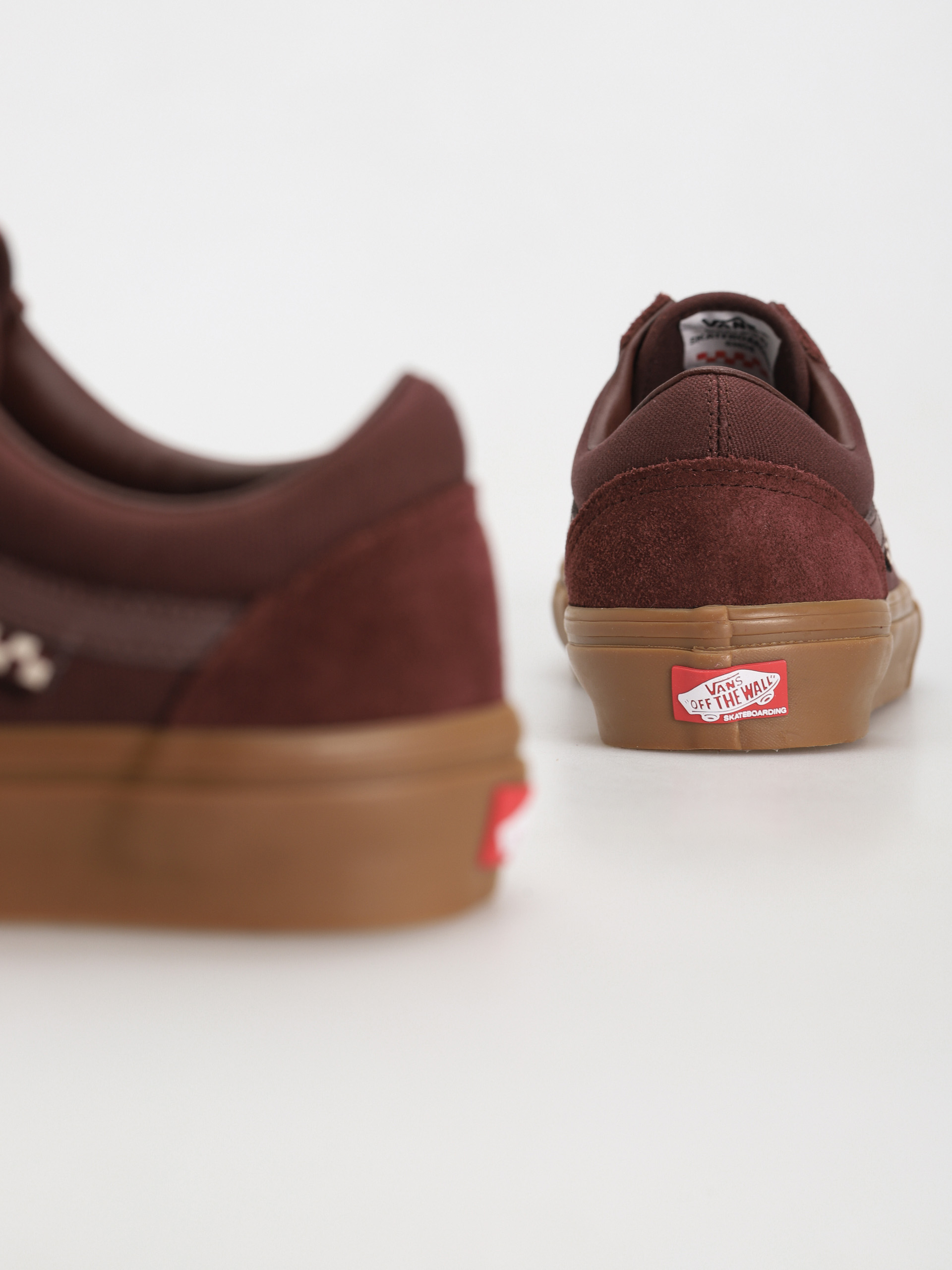 Vans Skate Old Skool Cipők (dark red/gum)
