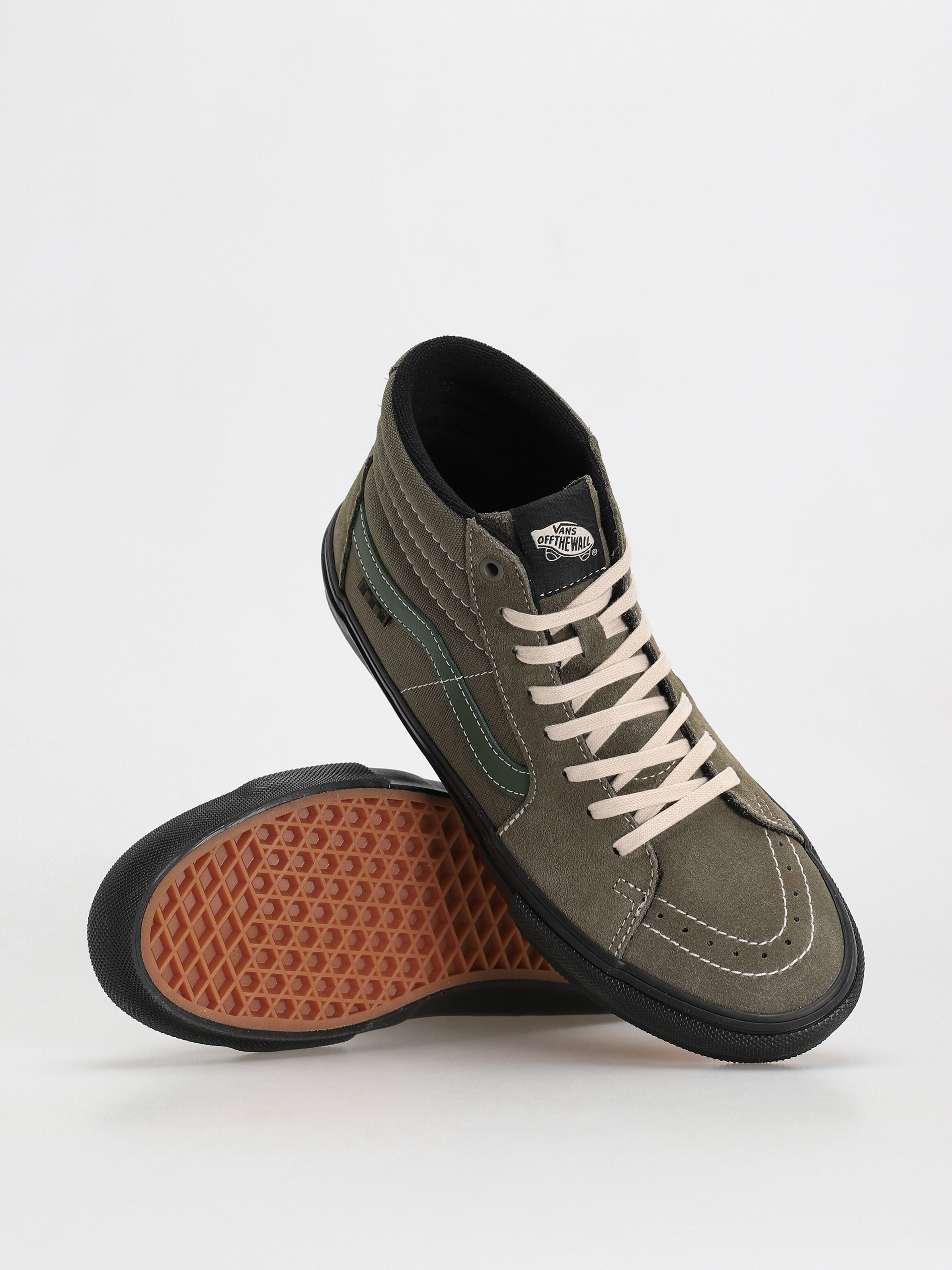 Vans Skate Sk8 Hi Cipők (green olive)
