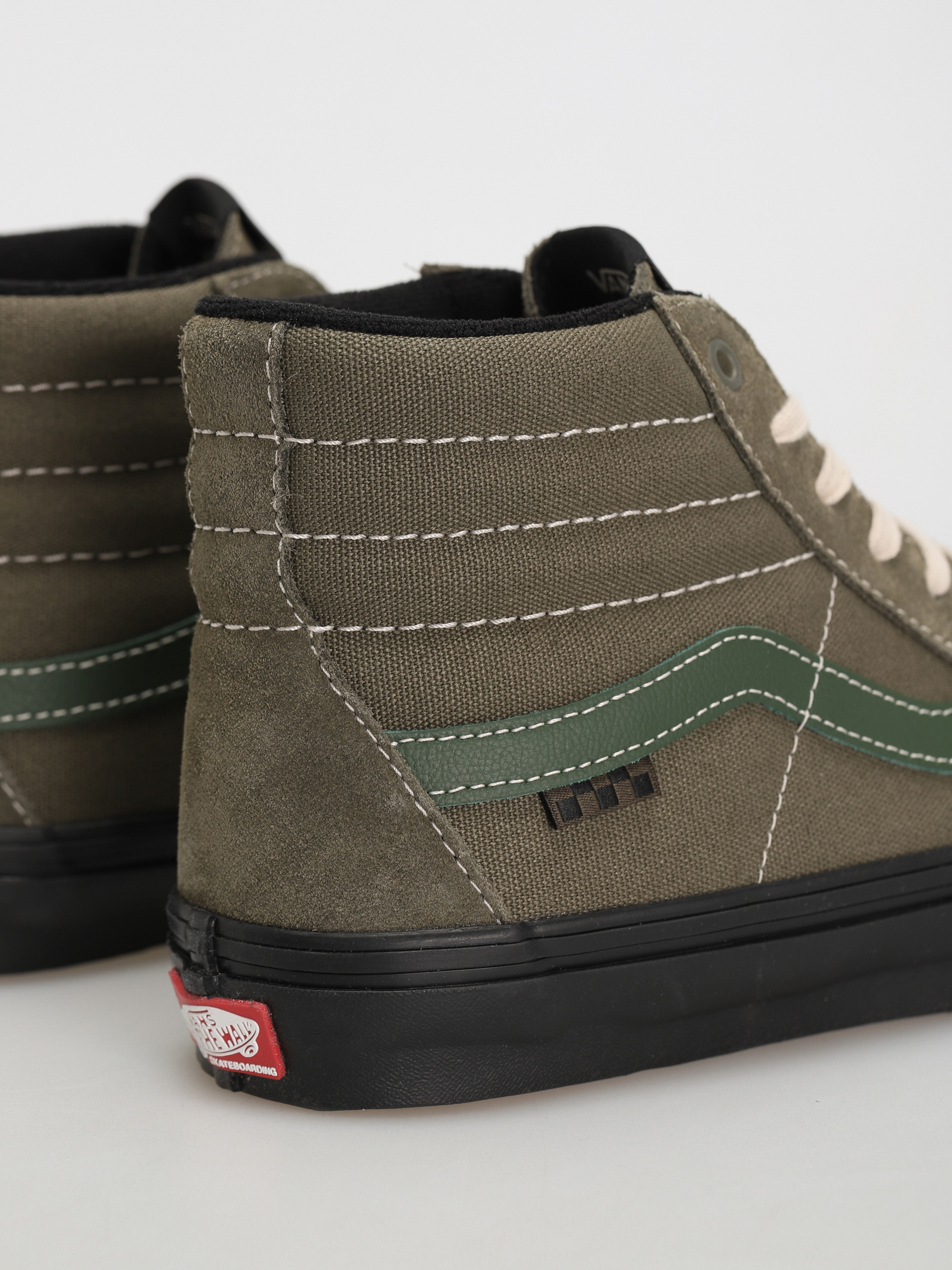 Vans Skate Sk8 Hi Cipők (green olive)