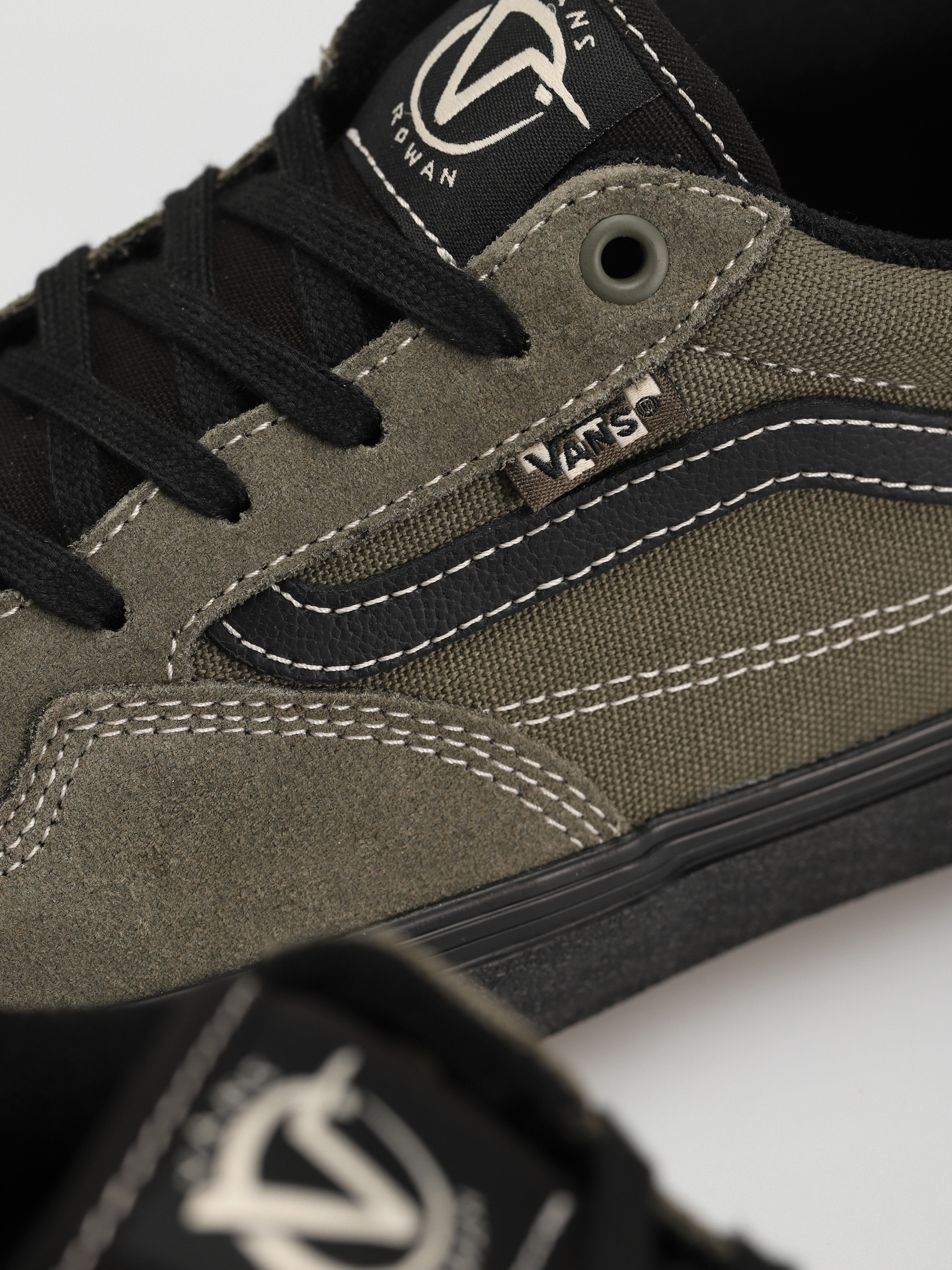 Vans Rowan Cipők (olive/black)
