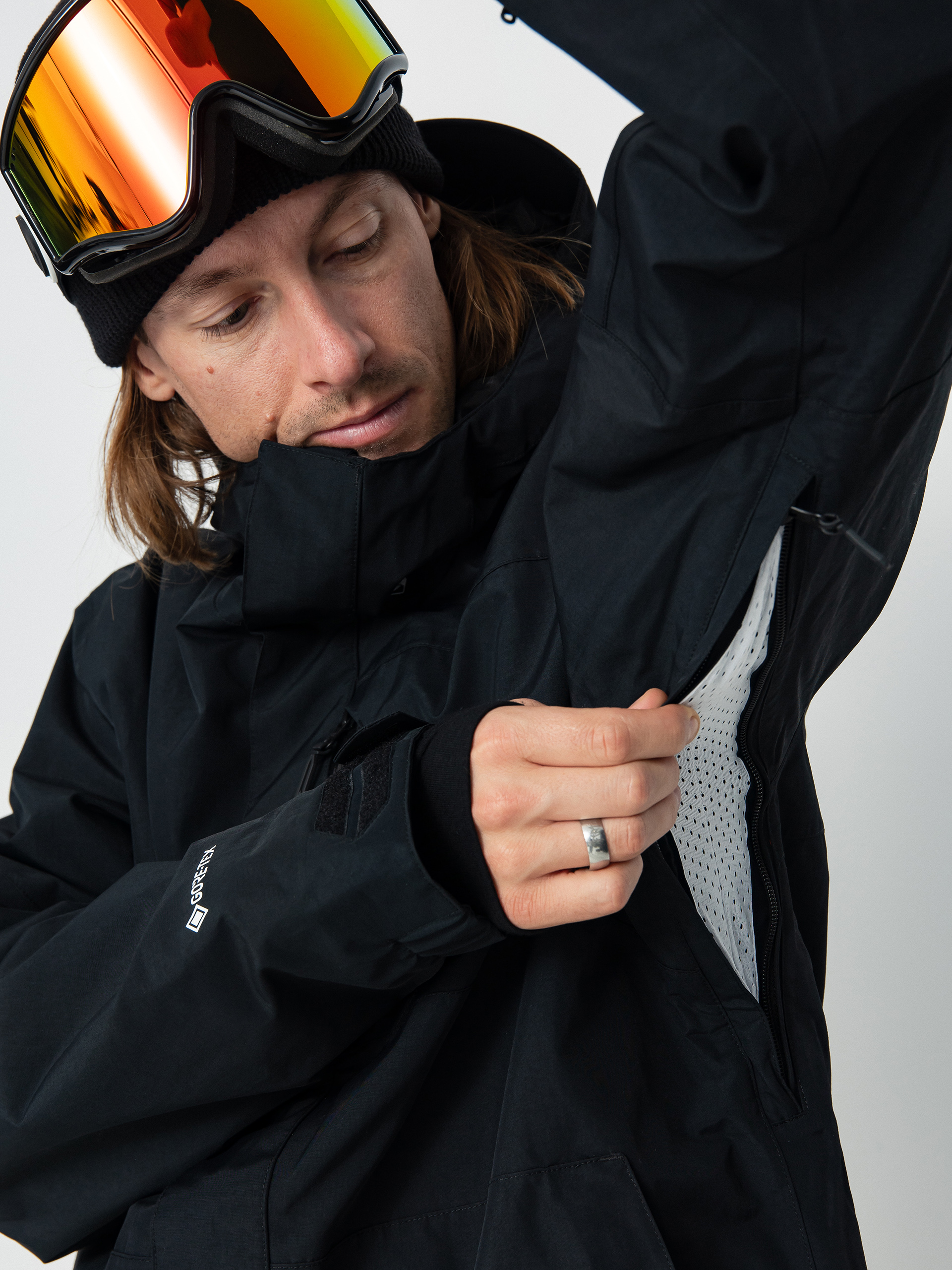 Férfi Volcom L Ins Gore Tex Snowboard dzseki (black)