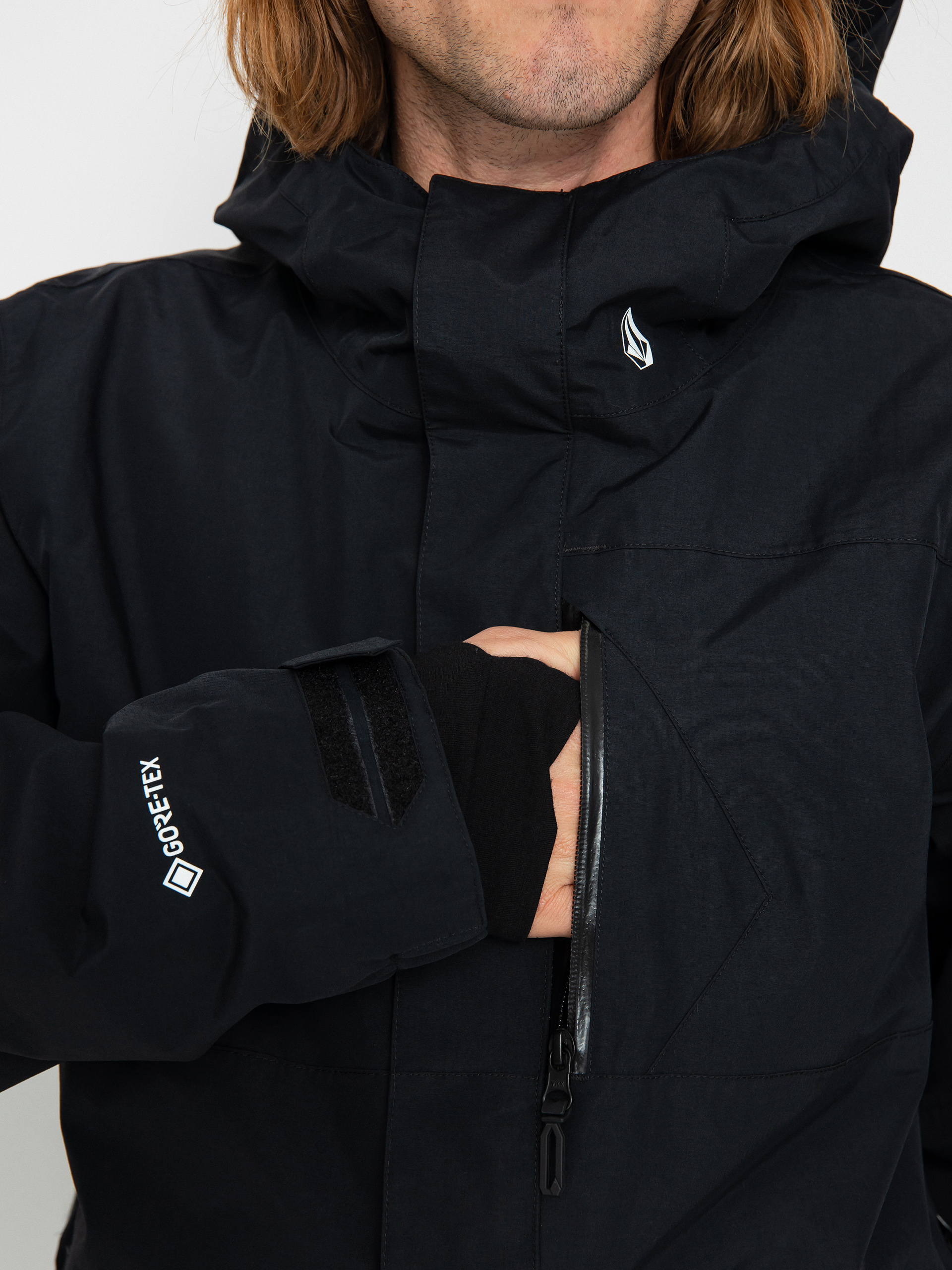 Férfi Volcom L Ins Gore Tex Snowboard dzseki (black)