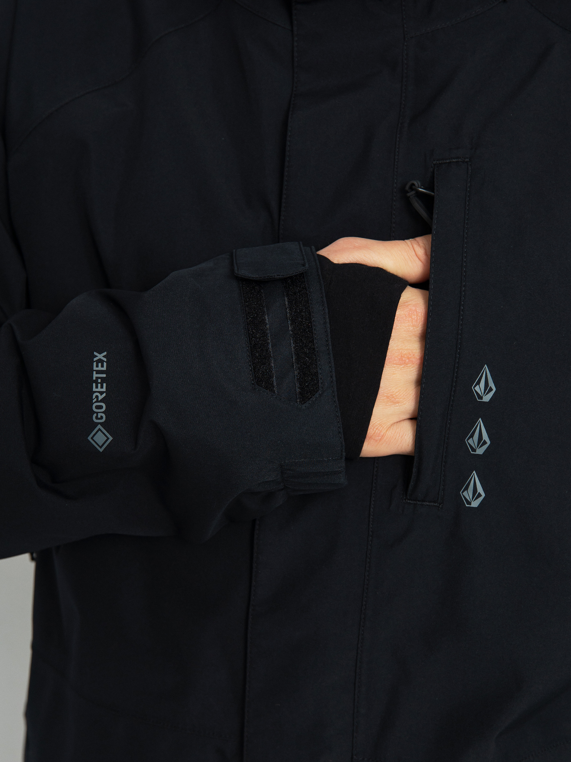 Férfi Volcom Dua Ins Gore Snowboard dzseki (black)