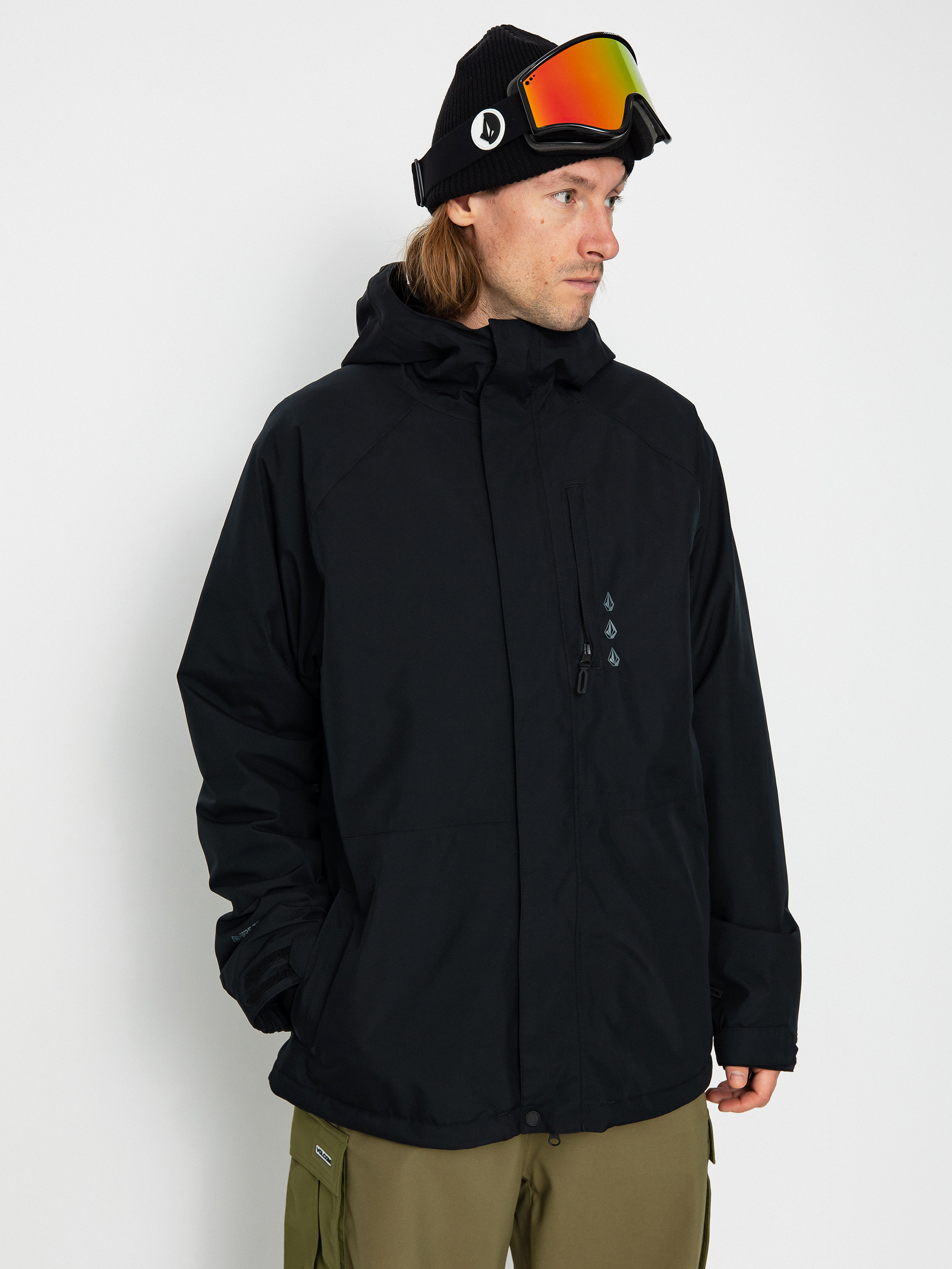 Férfi Volcom Dua Ins Gore Snowboard dzseki (black)