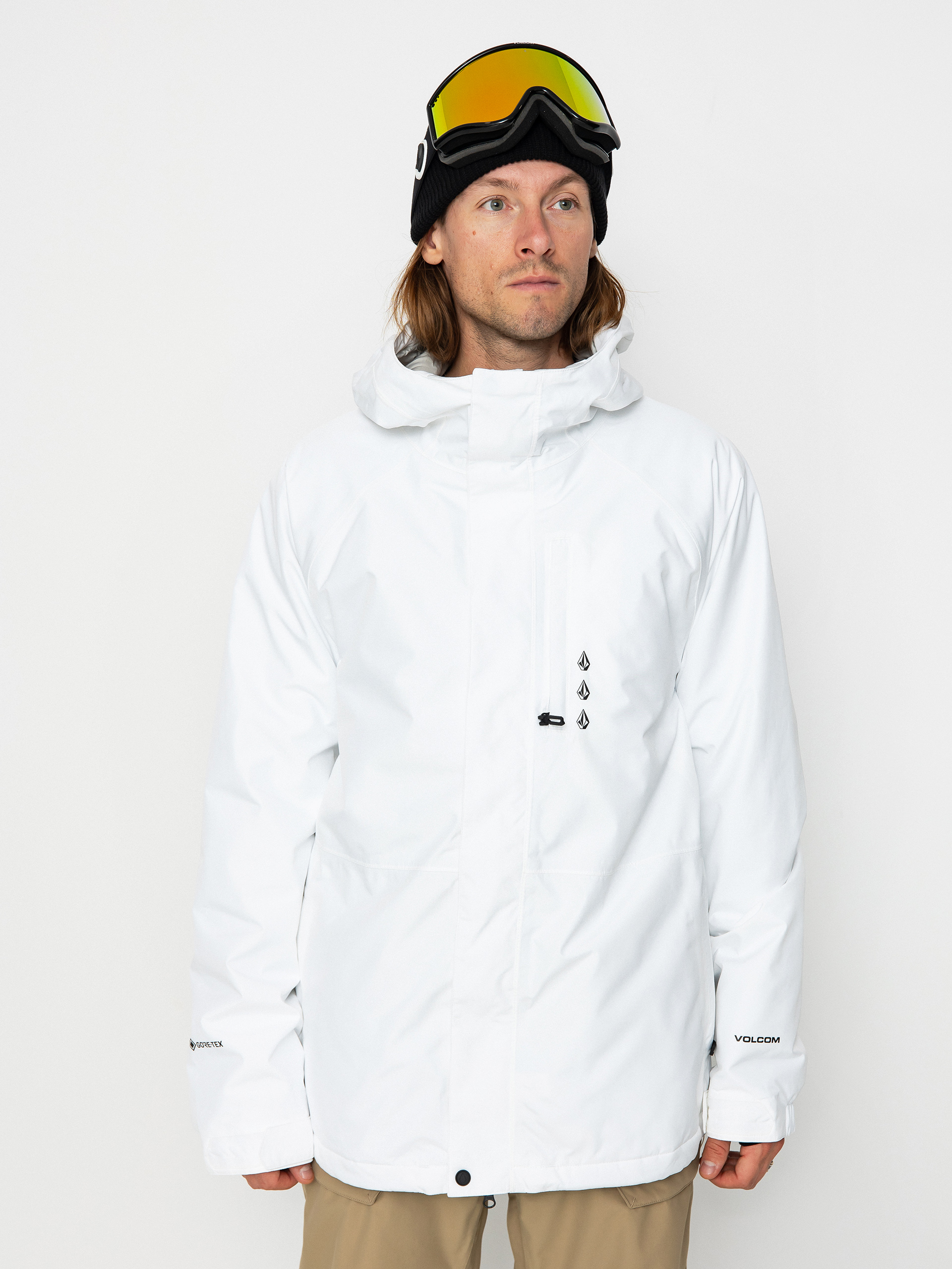 Férfi Volcom Dua Ins Gore Snowboard dzseki (white)