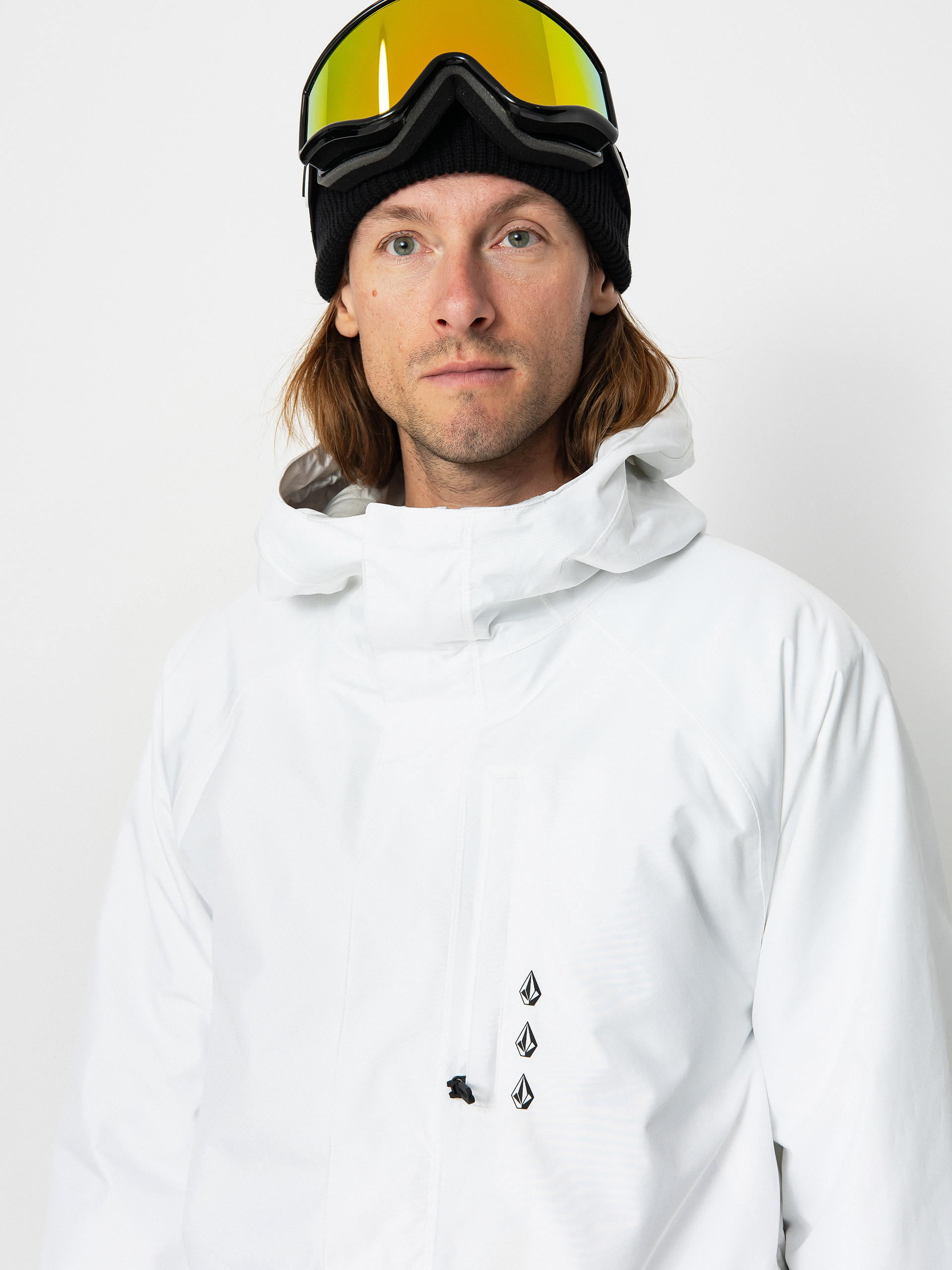 Férfi Volcom Dua Ins Gore Snowboard dzseki (white)