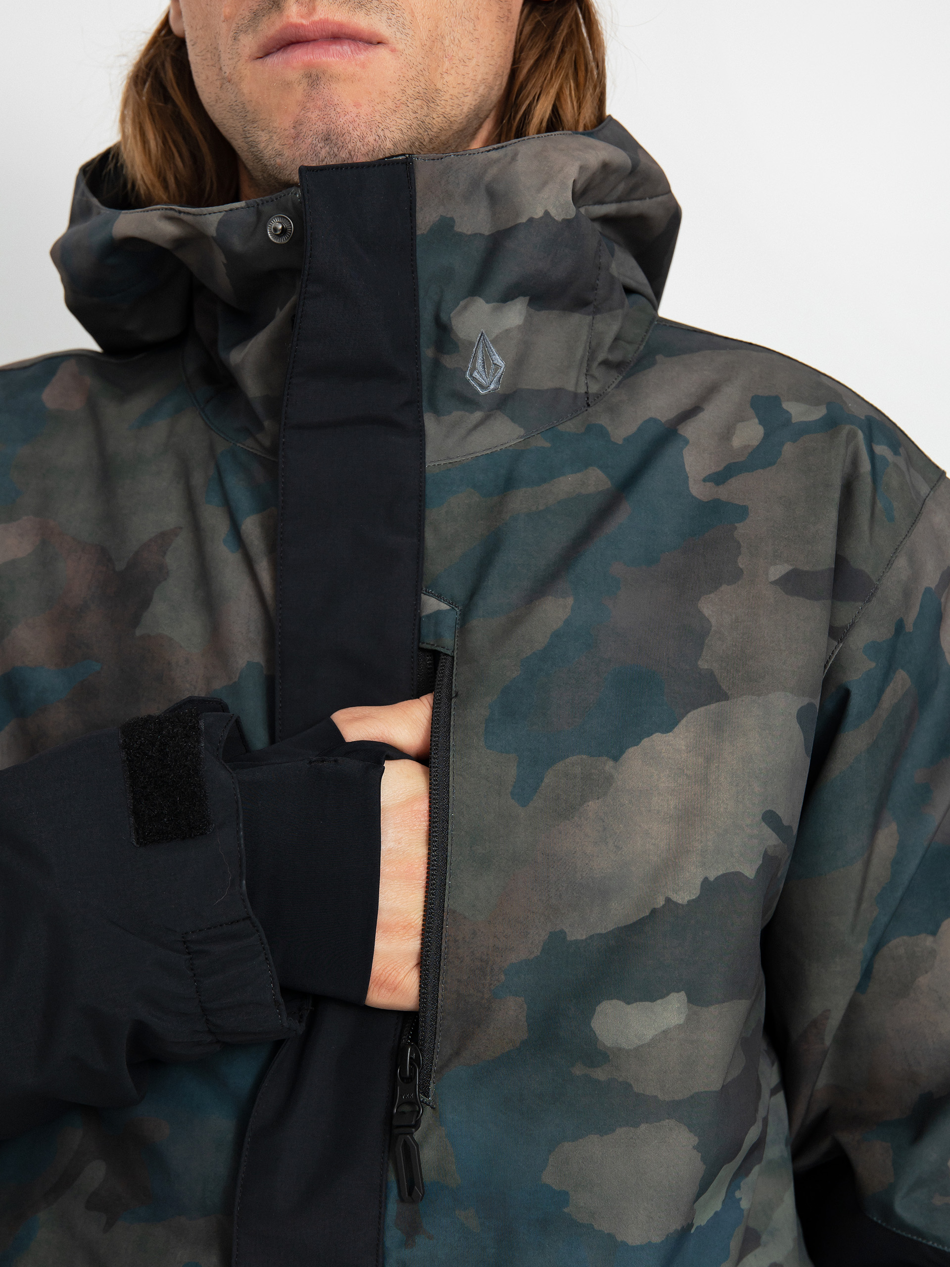 Férfi Volcom Vcolp Ins Snowboard dzseki (cloudwash camo)