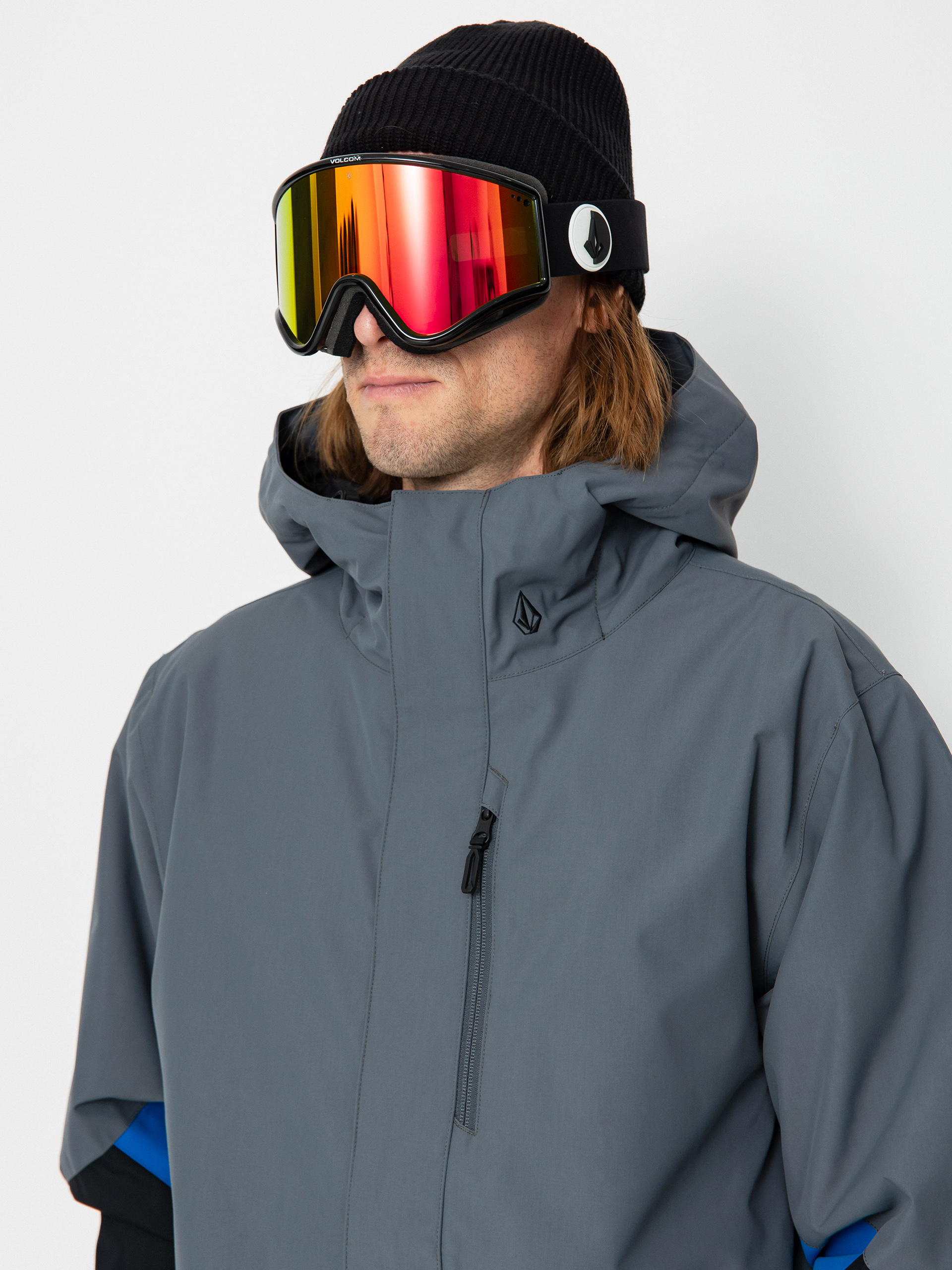 Férfi Volcom Vcolp Ins Snowboard dzseki (dark grey)
